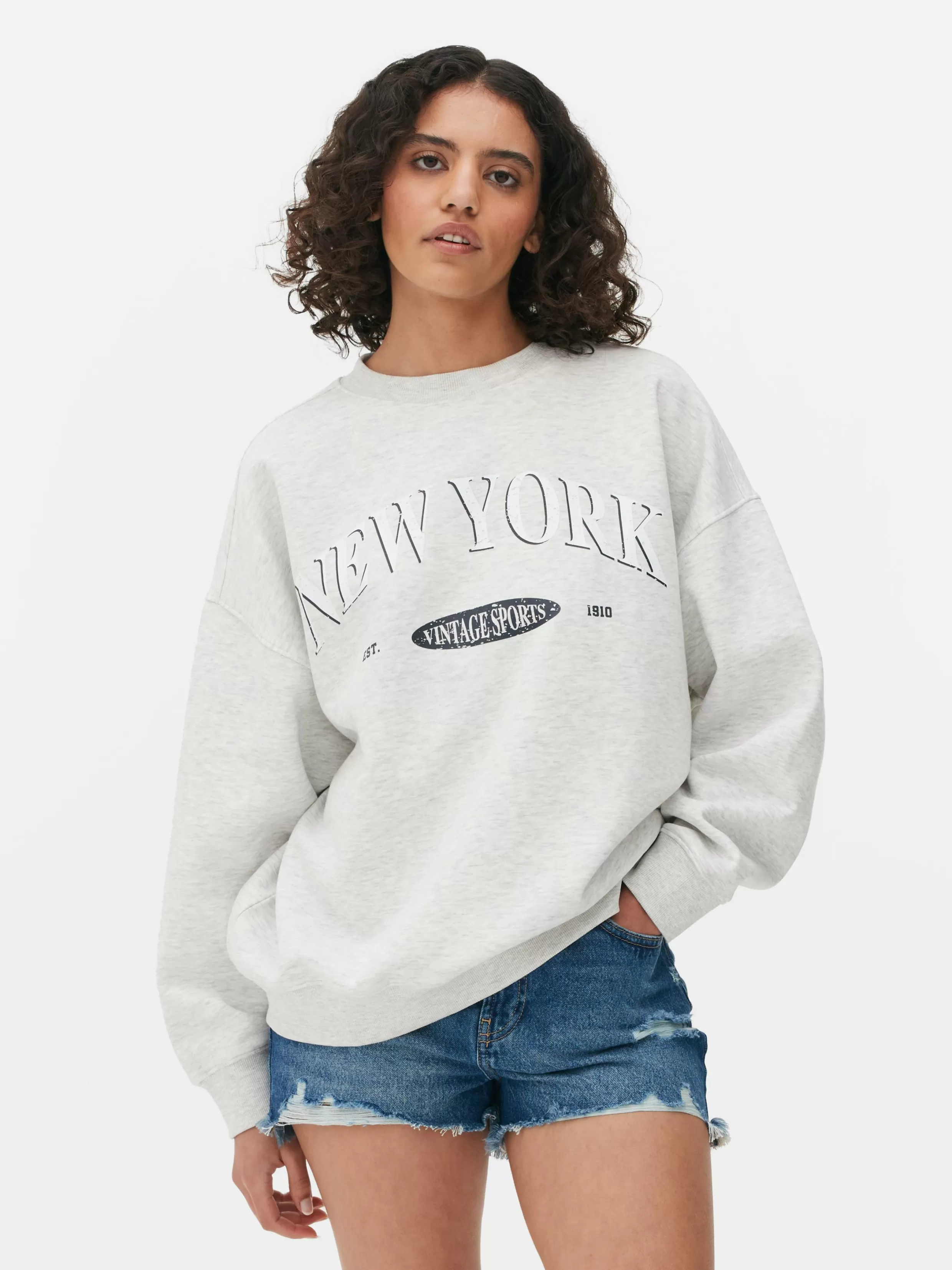 Store Printed Oversized Sweatshirt Women Hoodies And Sweatshirts