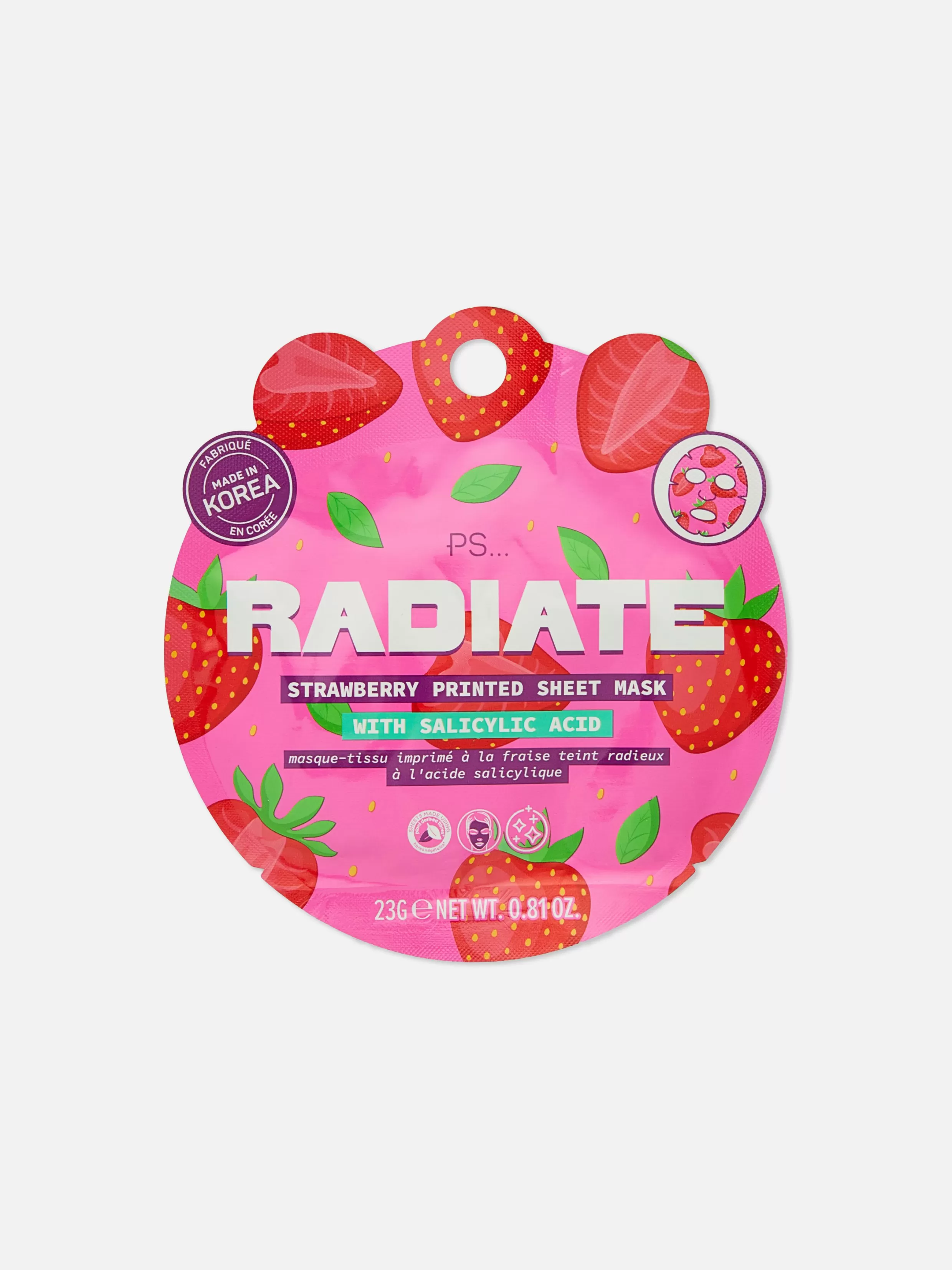 Outlet PS Radiate Strawberry Sheet Mask Face Masks