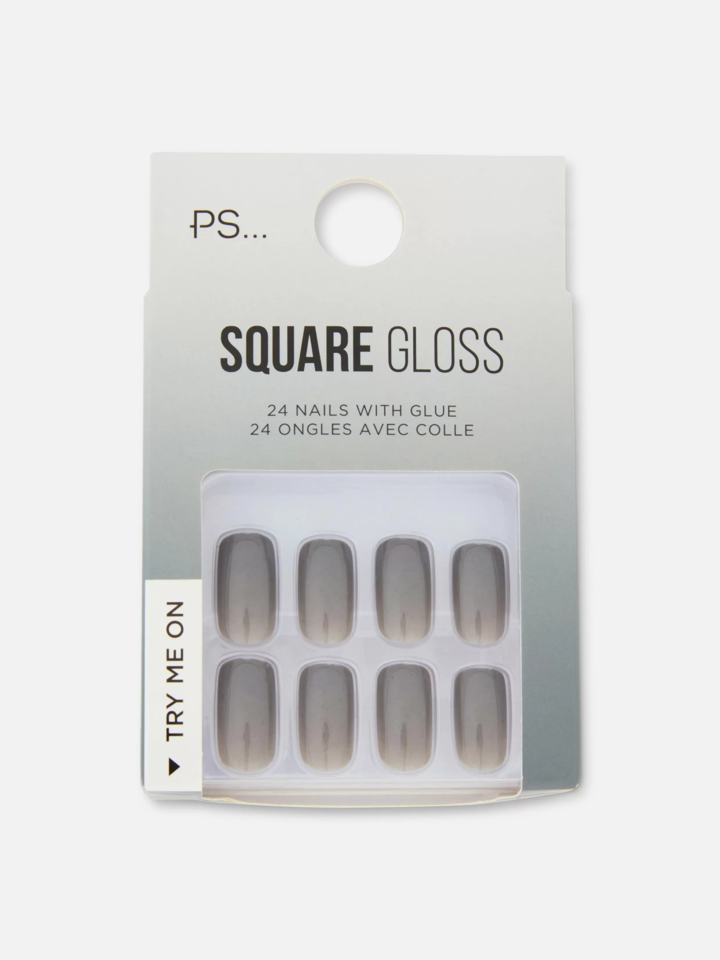 Outlet PS Square Gloss Faux Nails Jewel Faux Nails