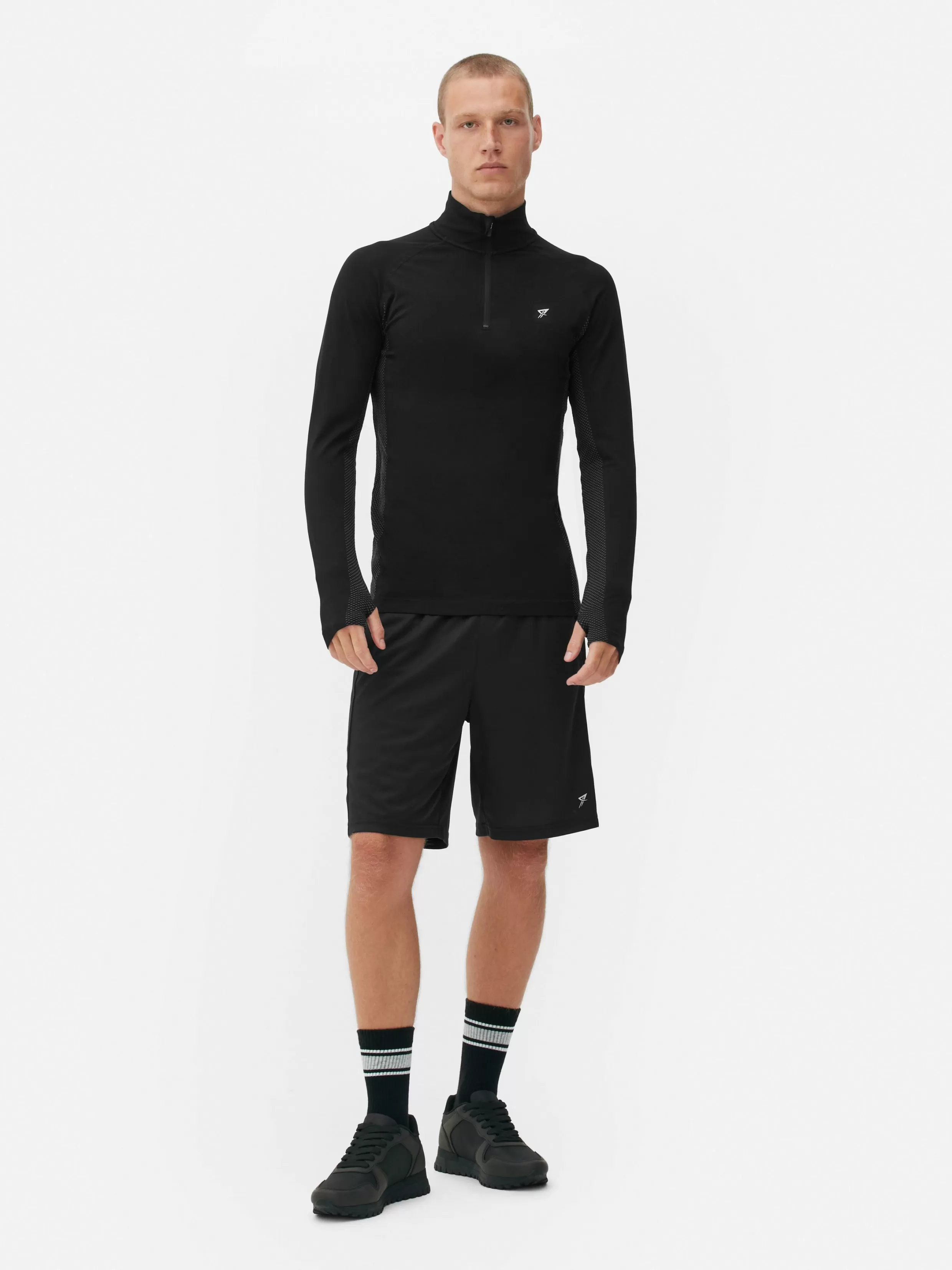 Cheap Quarter-Zip Long Sleeve Gym Top Sportswear | Tops And T-Shirts