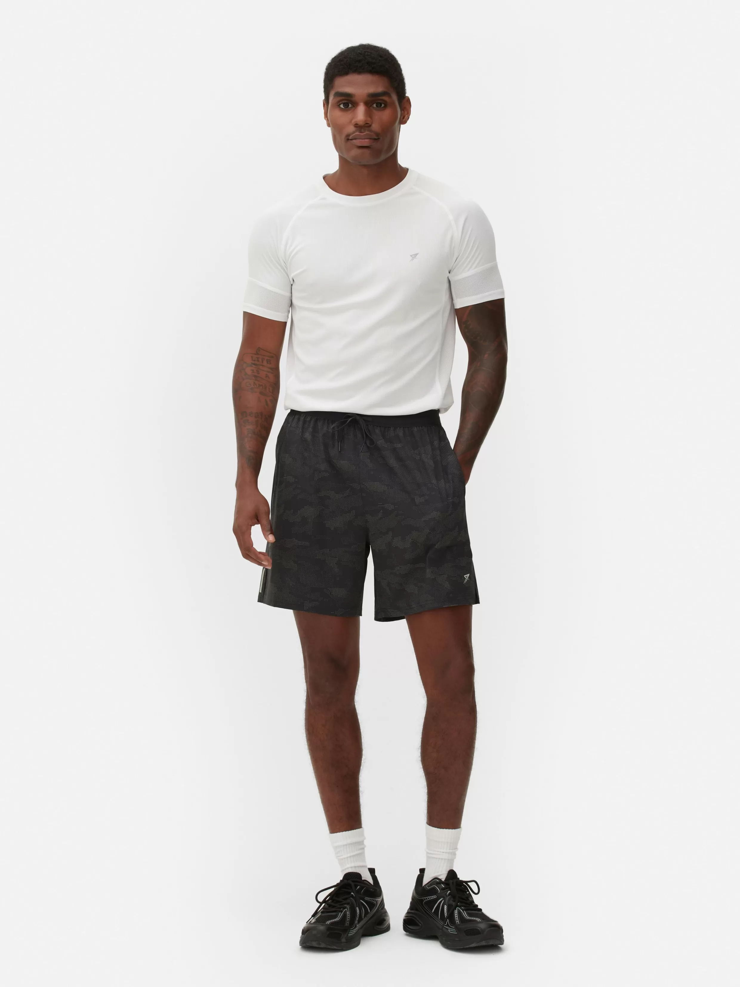 Flash Sale Reflective Print Gym Shorts Shorts | Sportswear