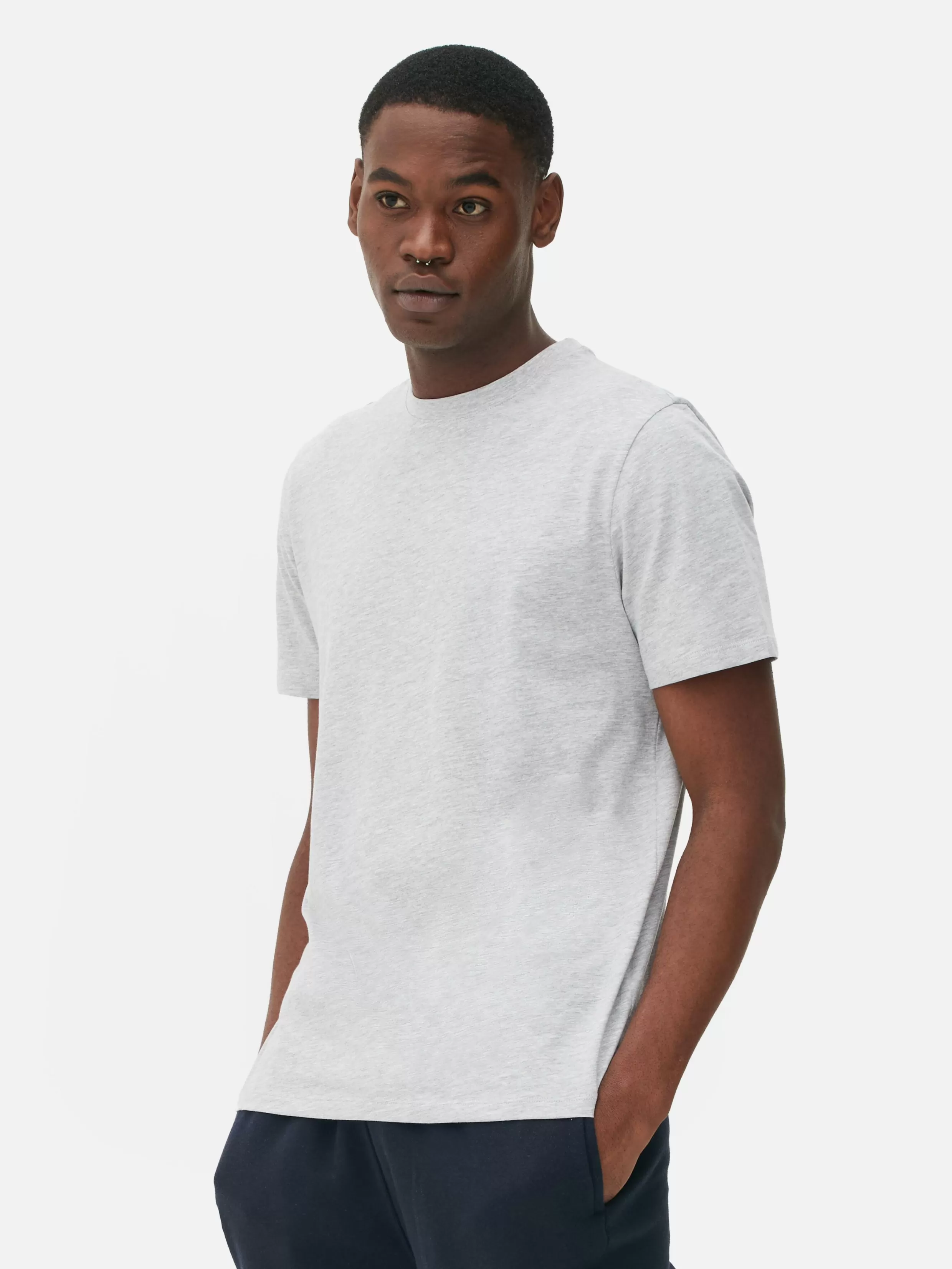 Discount Regular Fit Heather T-Shirt Tops And T-Shirts