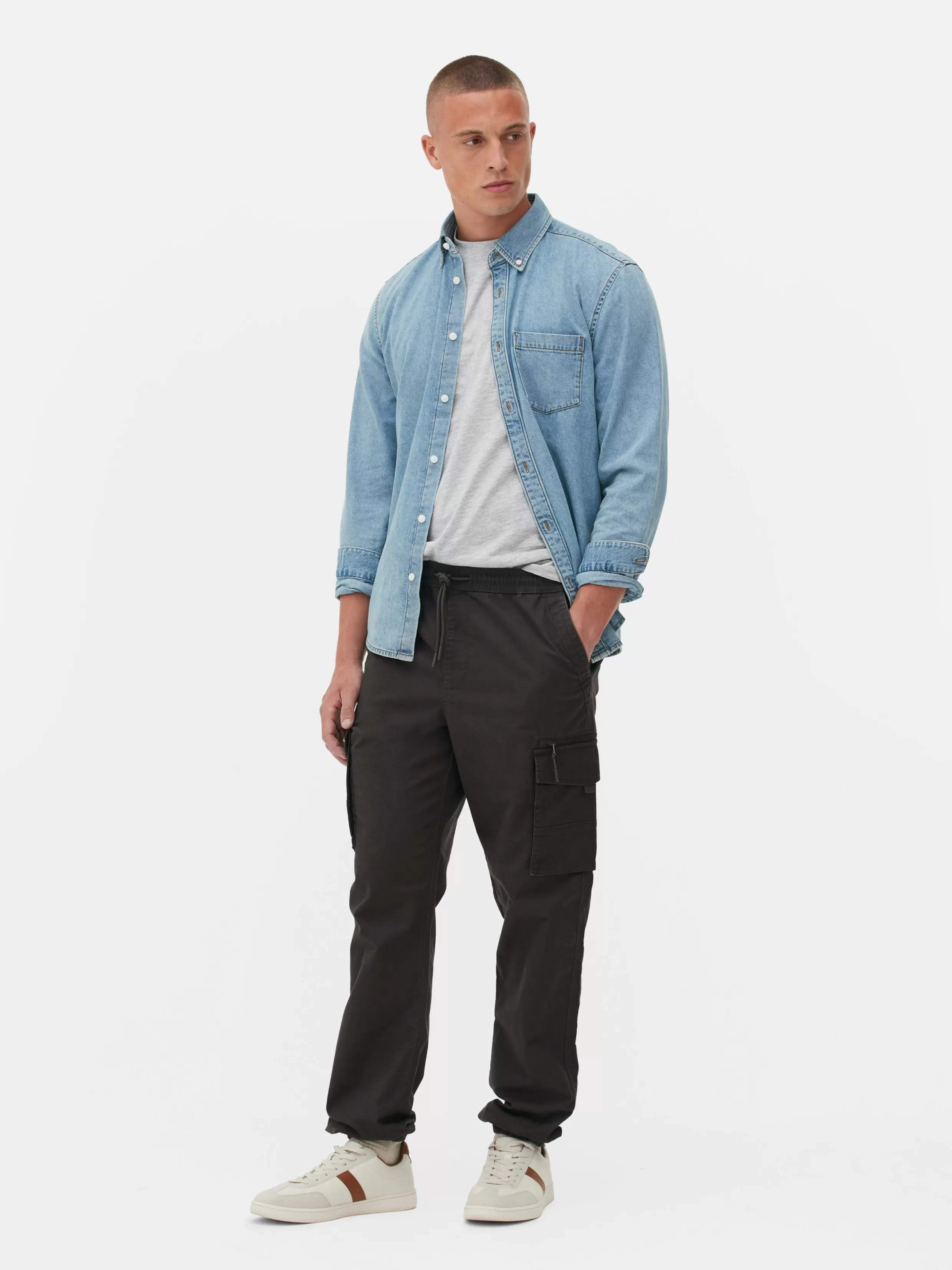 Shop Relaxed Cuff Cargo Pants Pants