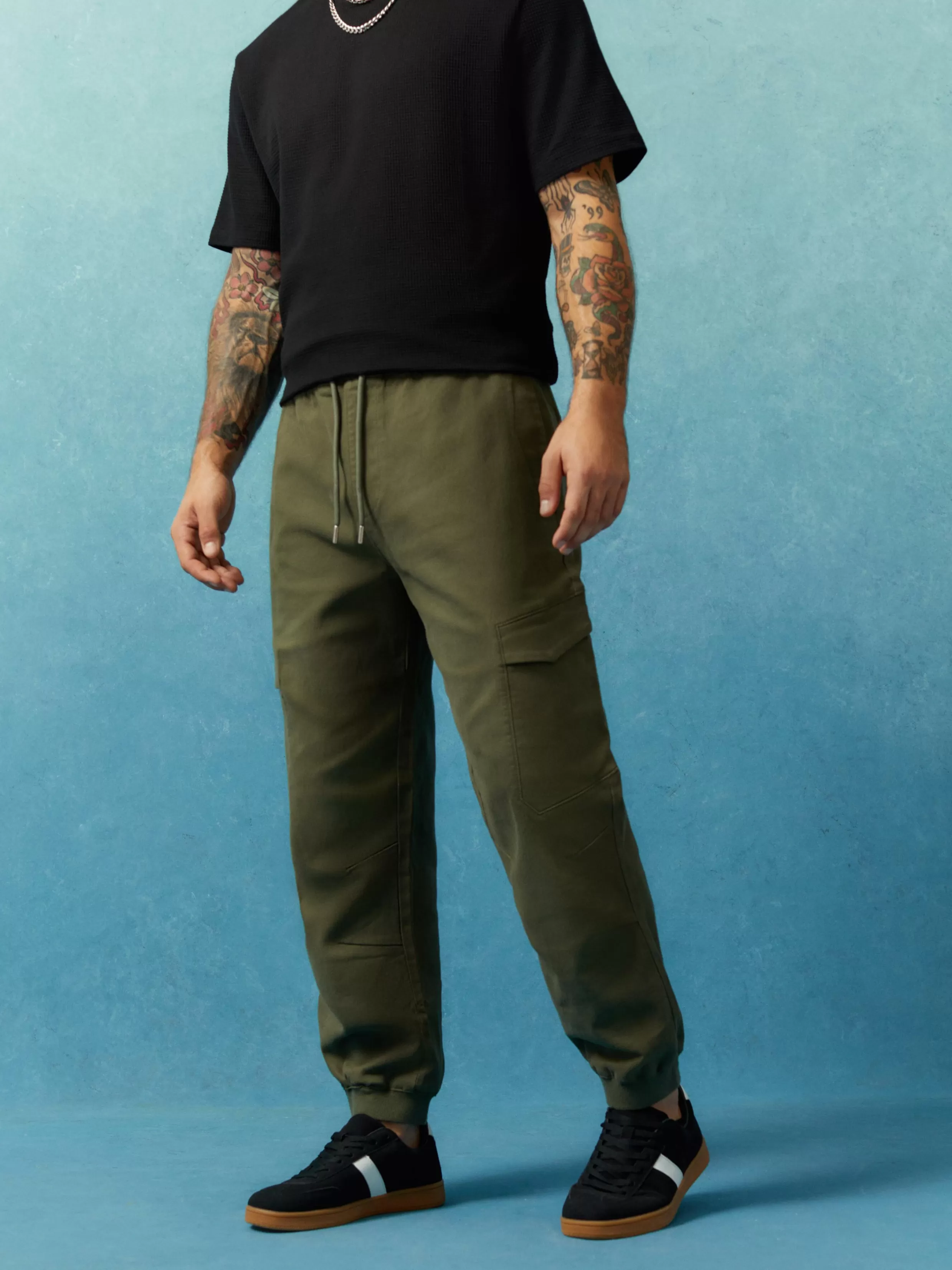 Best Relaxed Fit Stretch Cargo Joggers Pants