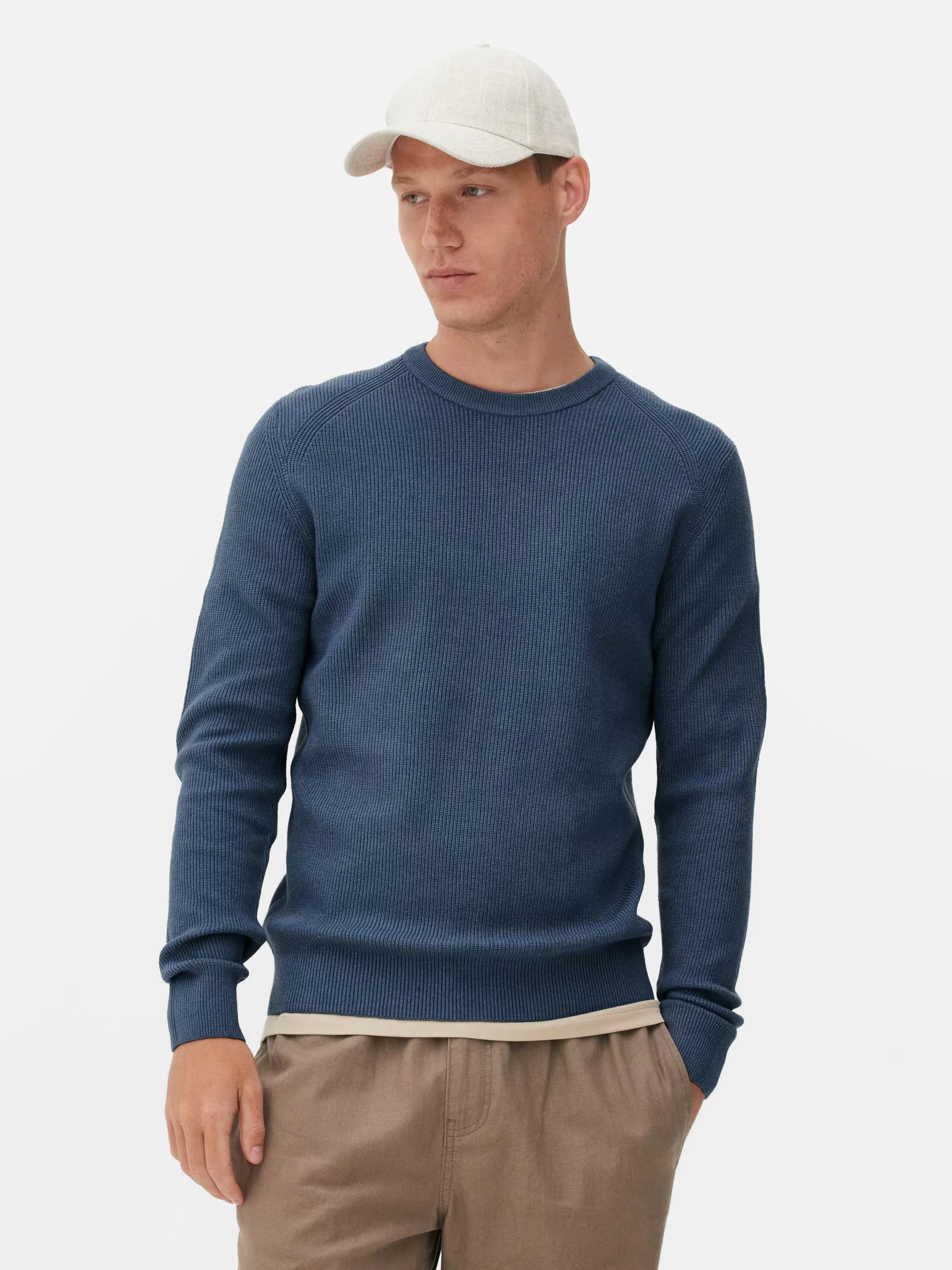 Cheap Ribbed Crew Neck Sweater Sweaters And Cardigans