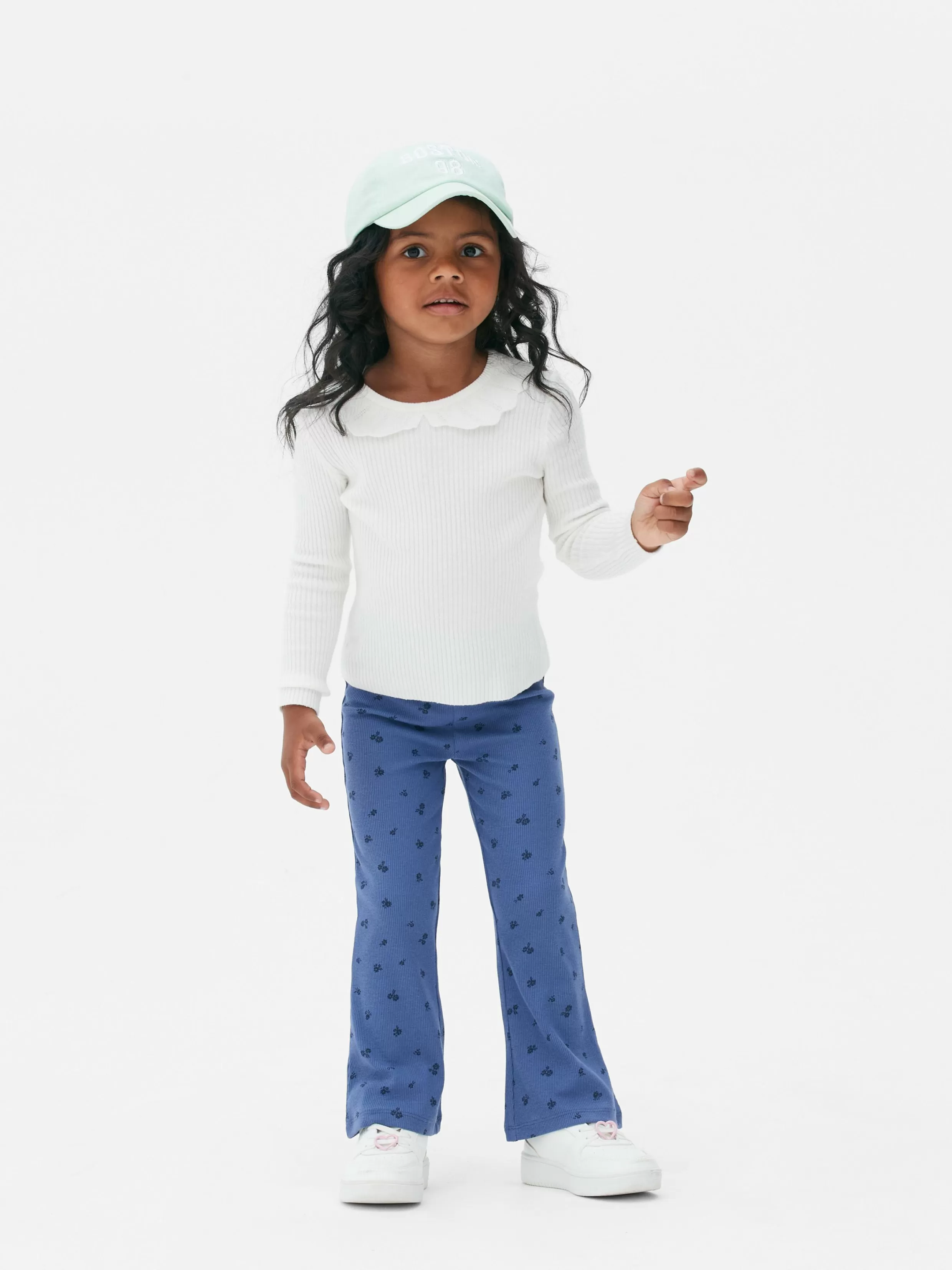 Sale Ribbed Flare Leggings Kids Joggers