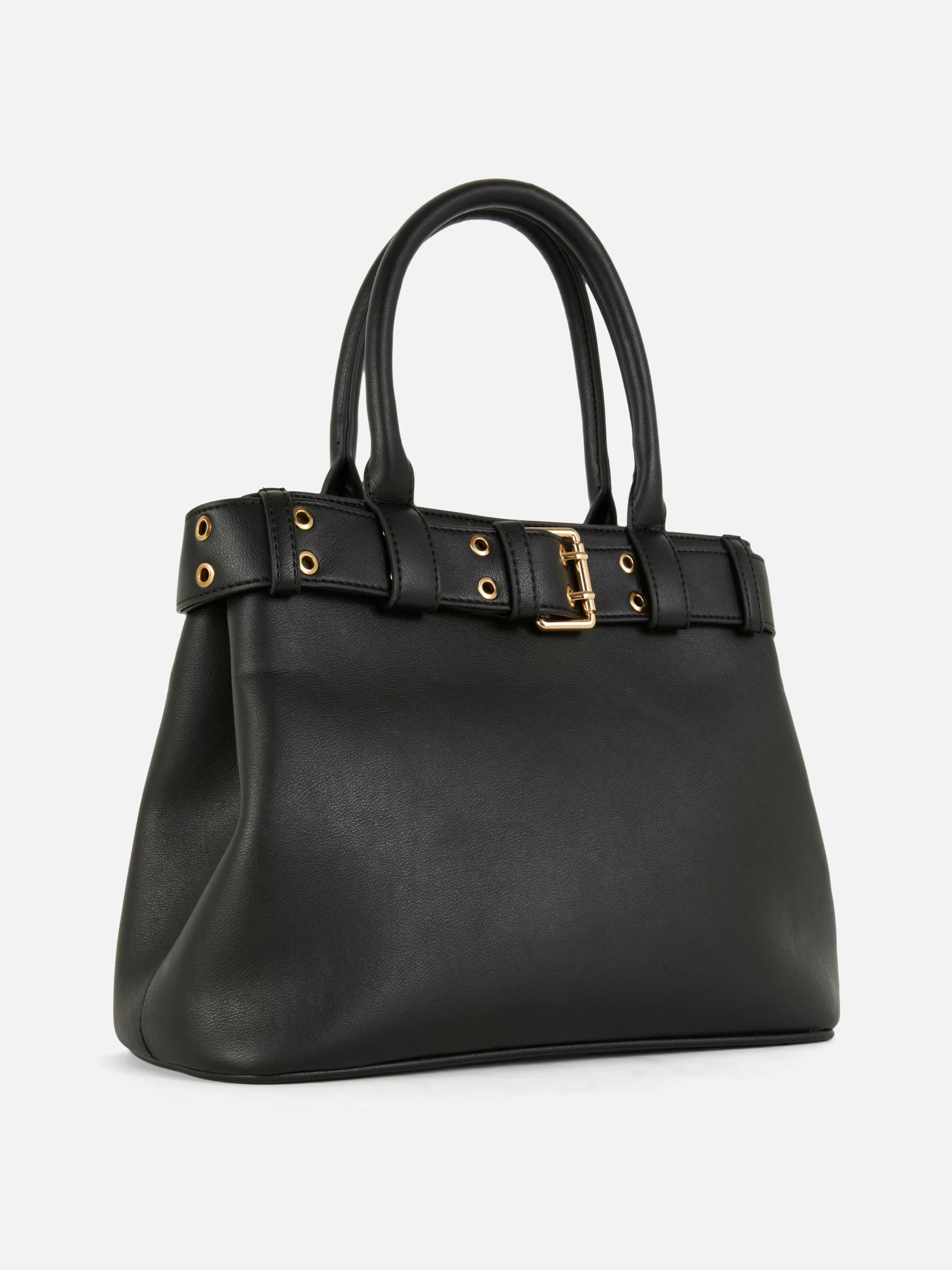 New Rita Ora Faux Leather Buckle Tote Women Bags And Purses