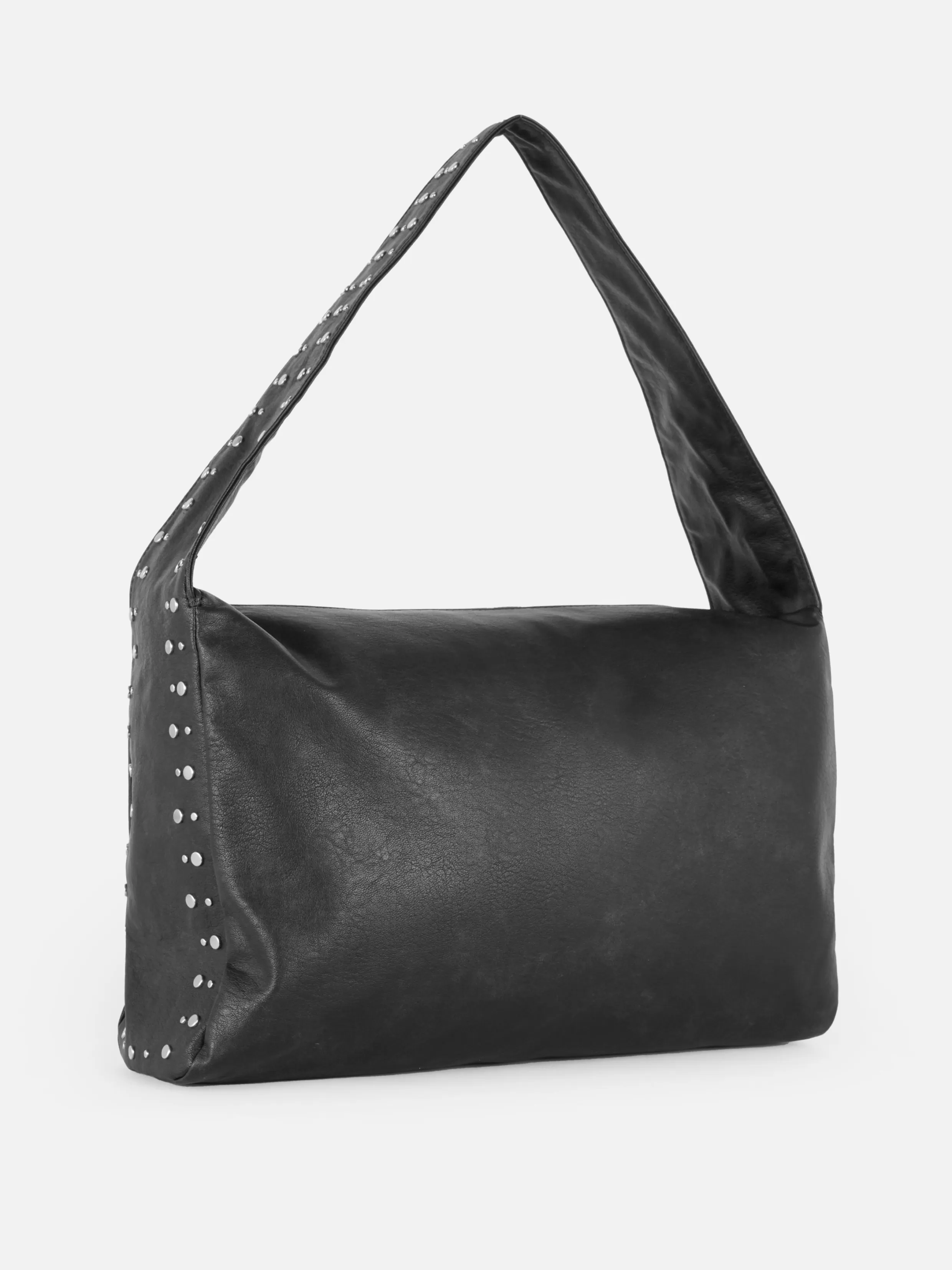 Cheap Rita Ora Faux Leather Studded Shopper Women Bags And Purses