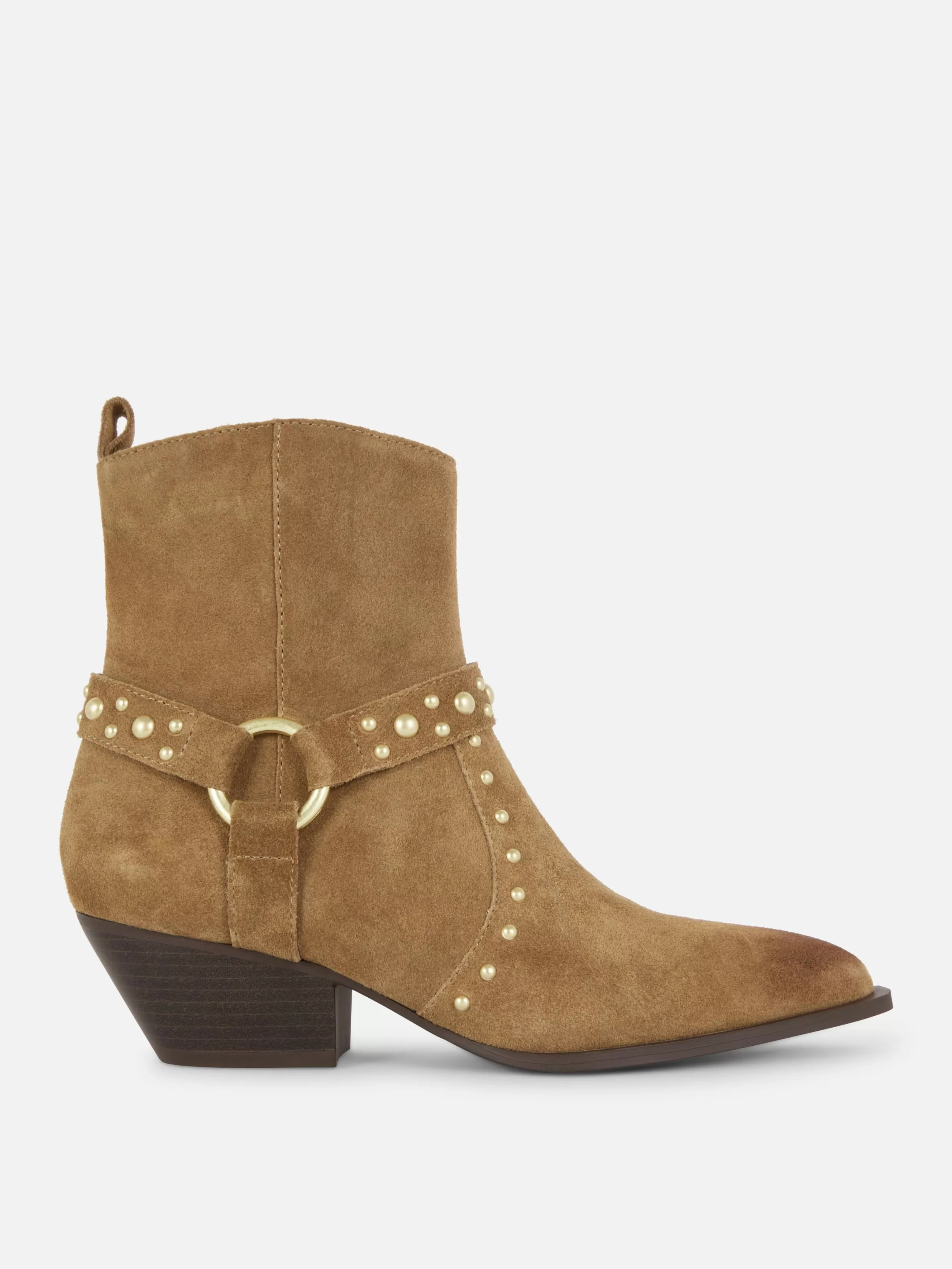 Flash Sale Rita Ora Faux Suede Studded Ankle Boots Women Boots