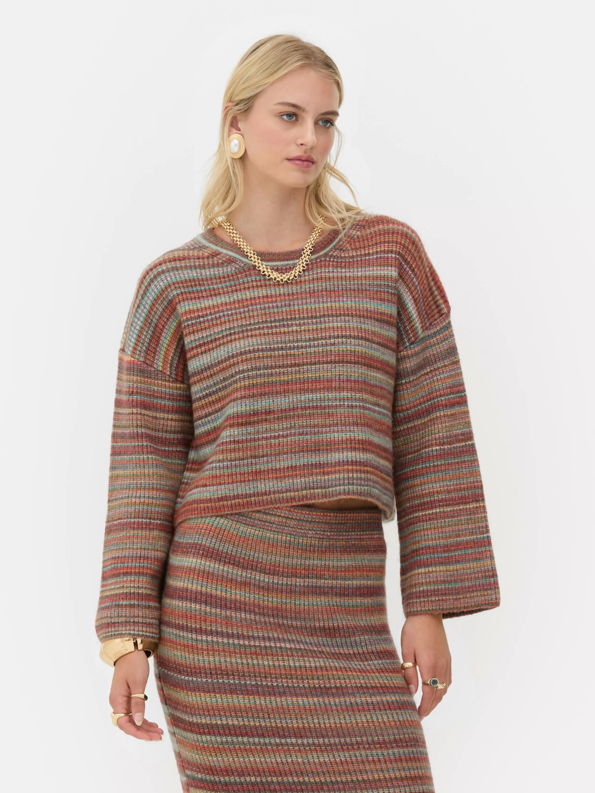 Cheap Rita Ora Striped Sweater Women Sweaters And Cardigans