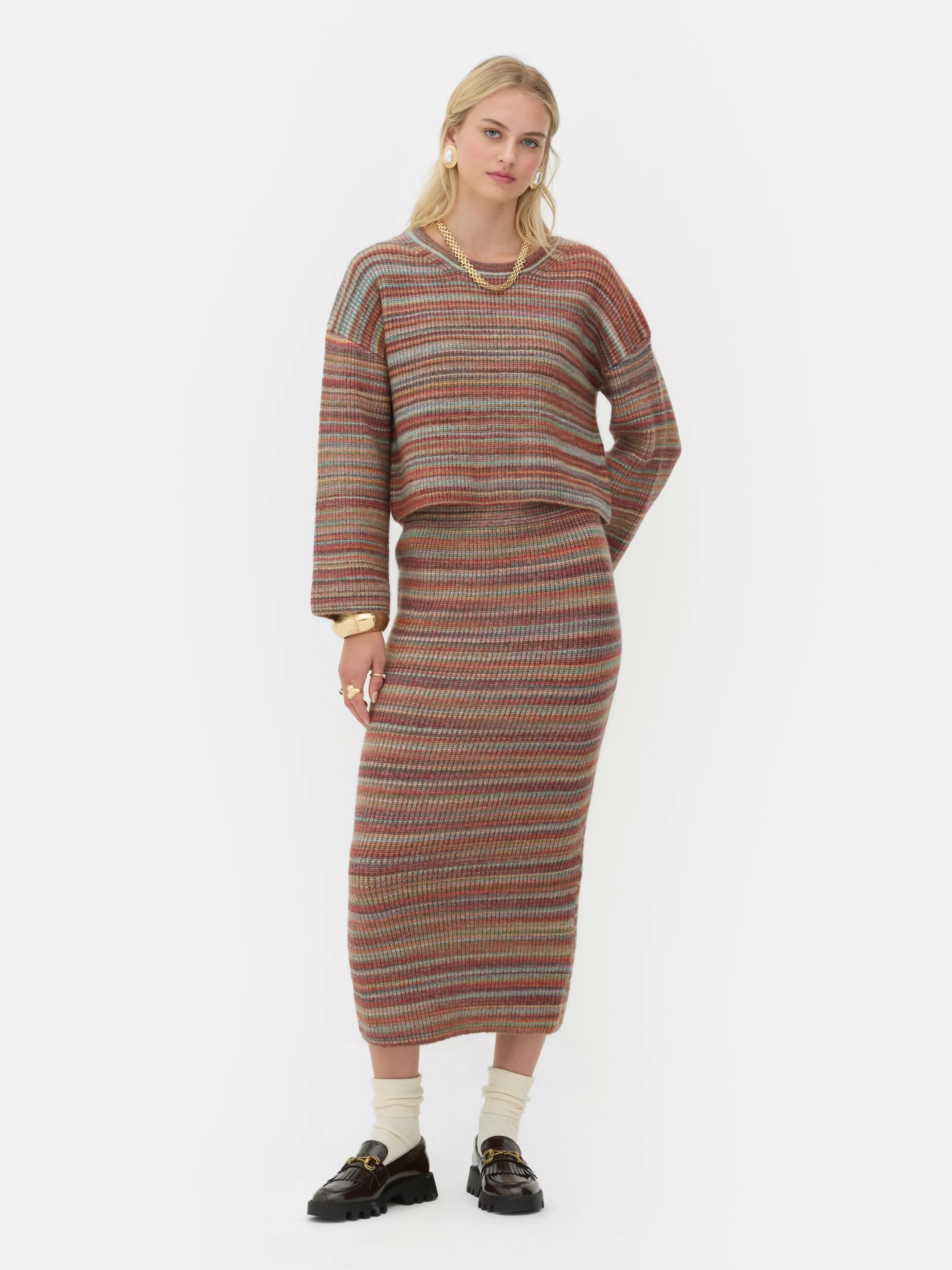 Cheap Rita Ora Striped Sweater Women Sweaters And Cardigans