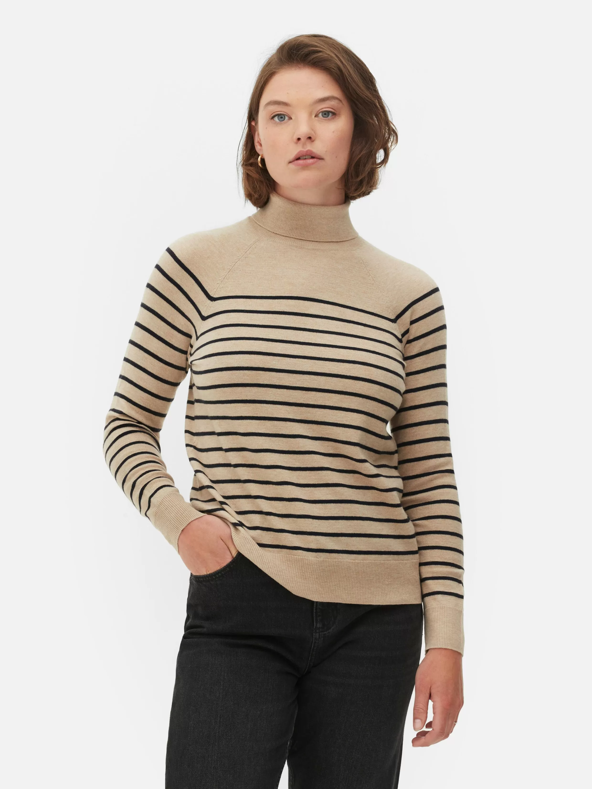 Cheap Roll Neck Long Sleeve Top Women Sweaters And Cardigans