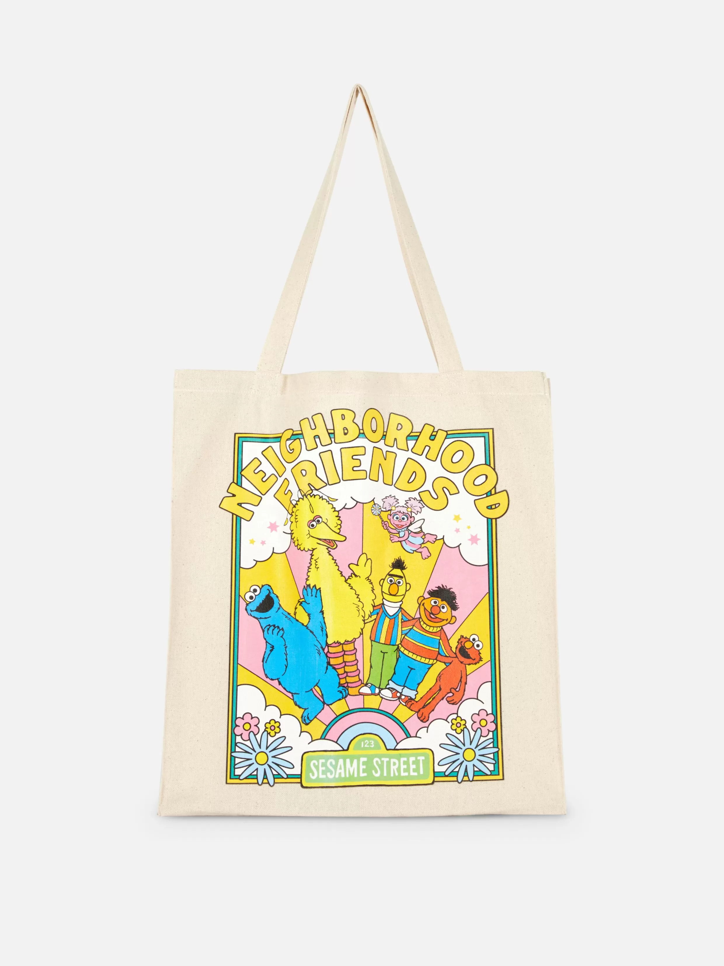 Flash Sale Sesame Street Canvas Tote Women Bags And Purses