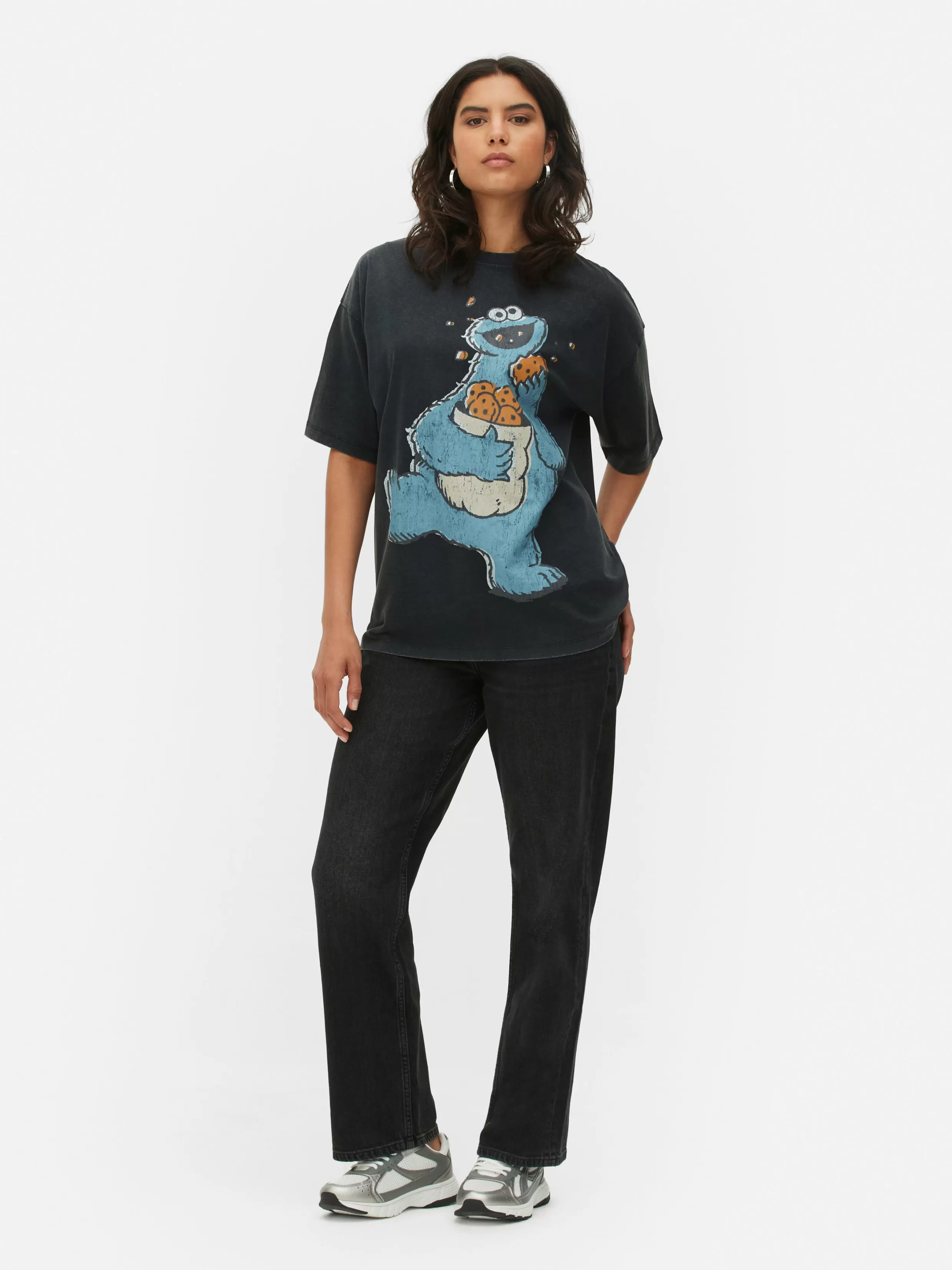 Cheap Sesame Street Cookie Monster T-Shirt Women Graphic Tees And Sweatshirts | Tops And T-Shirts