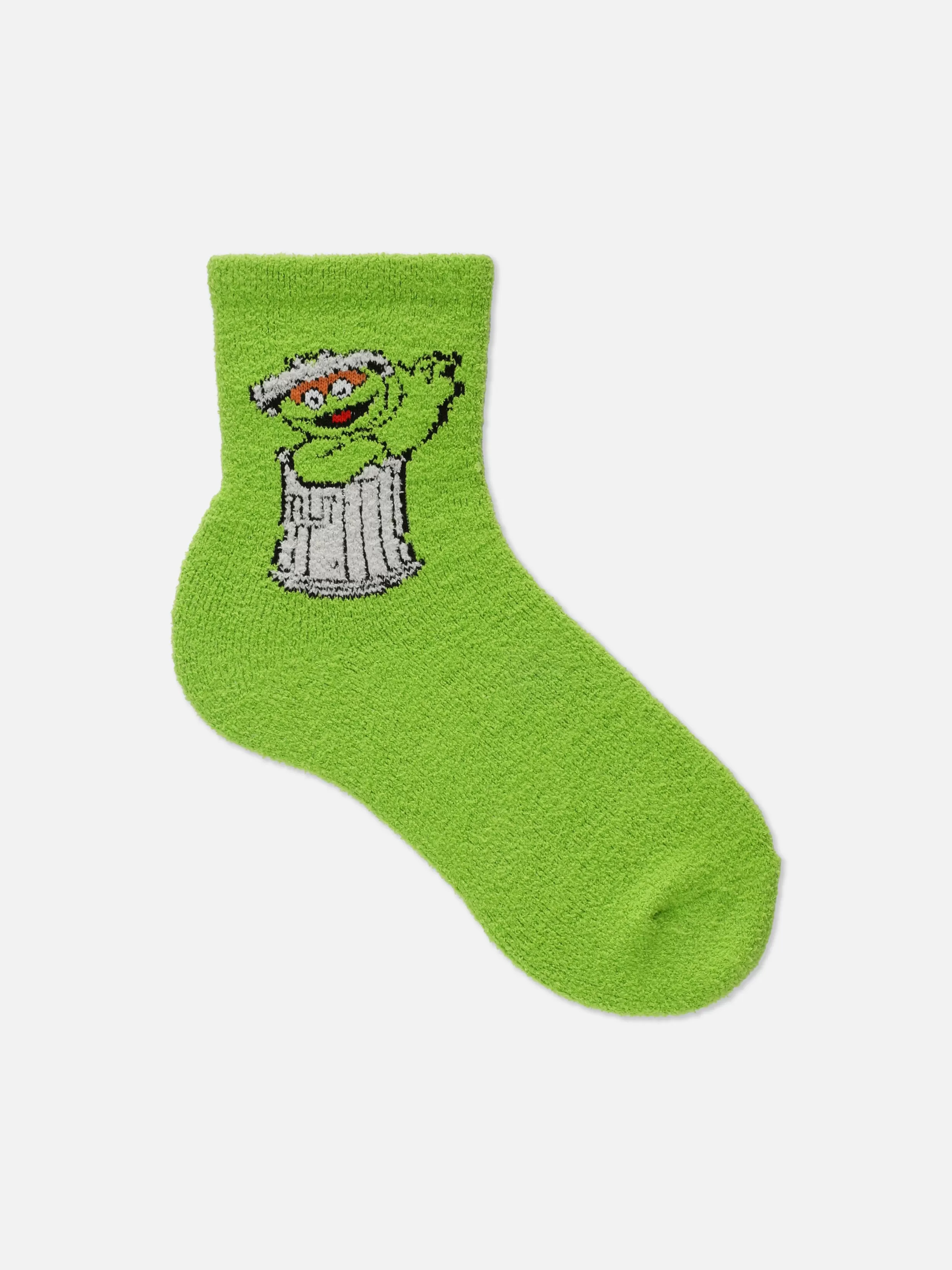 Sale Sesame Street Oscar The Grouch Cozy Socks Women Socks