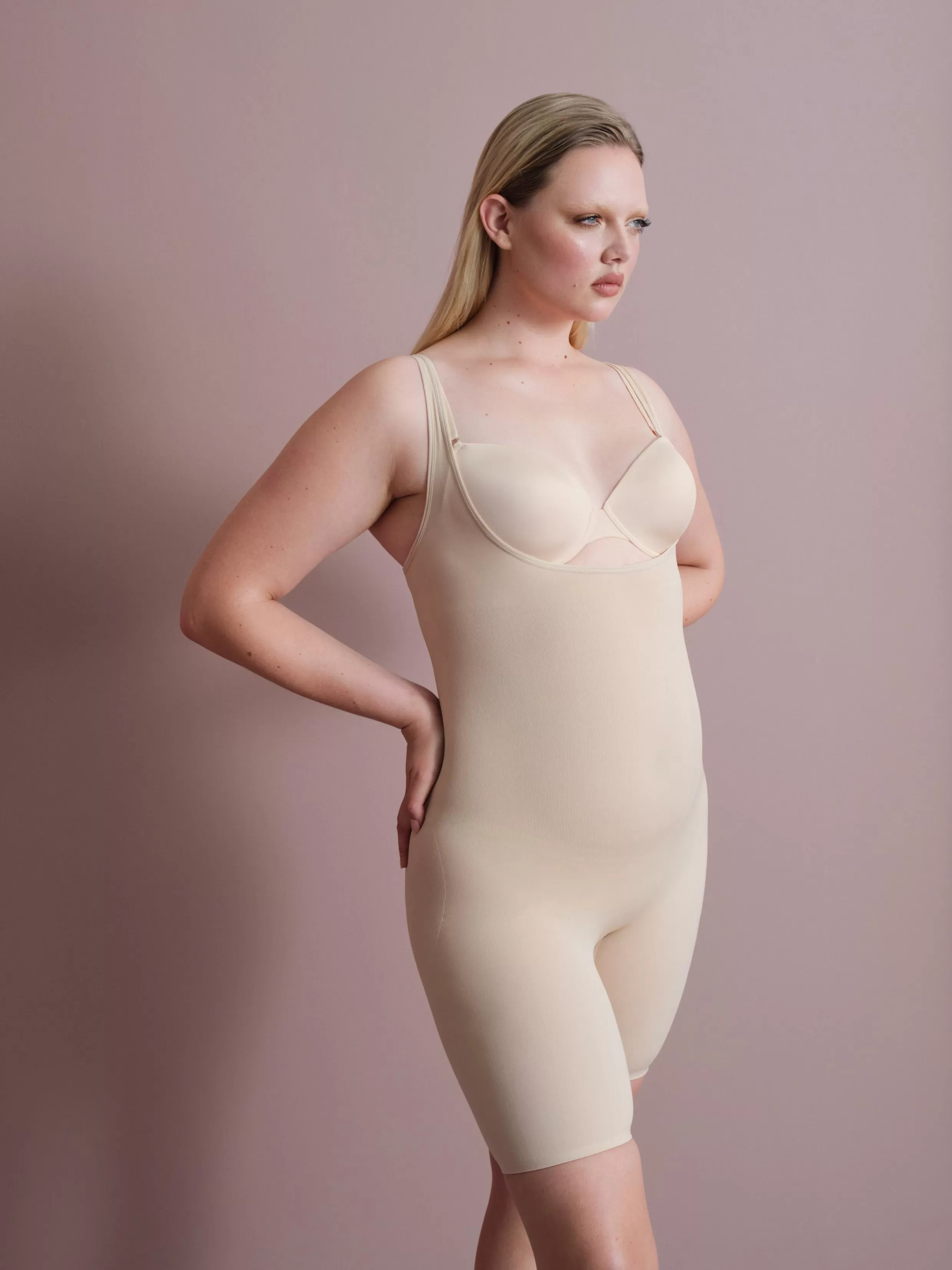 Hot Shapewear Mid-Thigh Bodysuit Women Shapewear