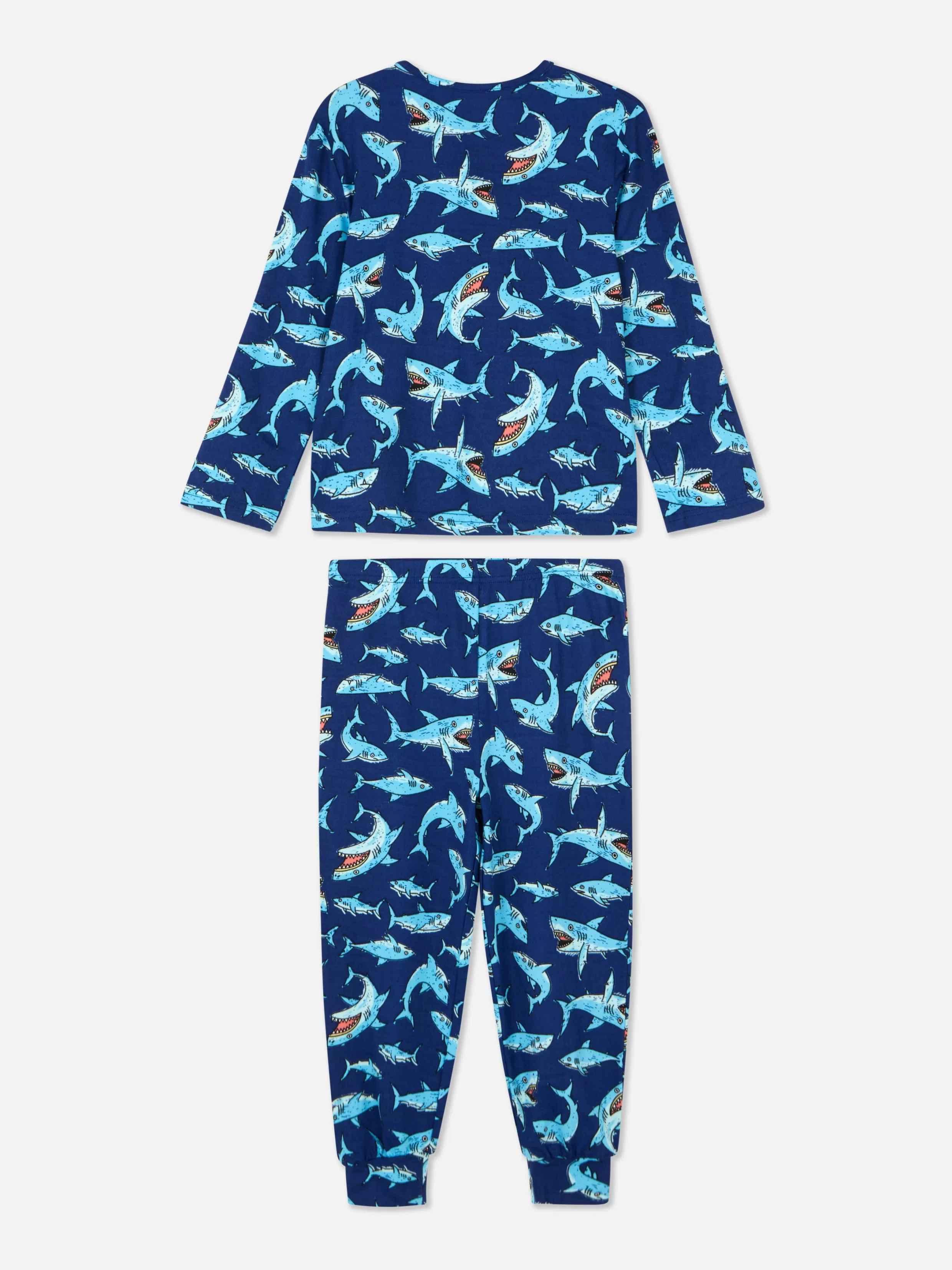 Hot Shark Long Sleeve Pajama Set Kids/BOY Pajamas And Sleepwear