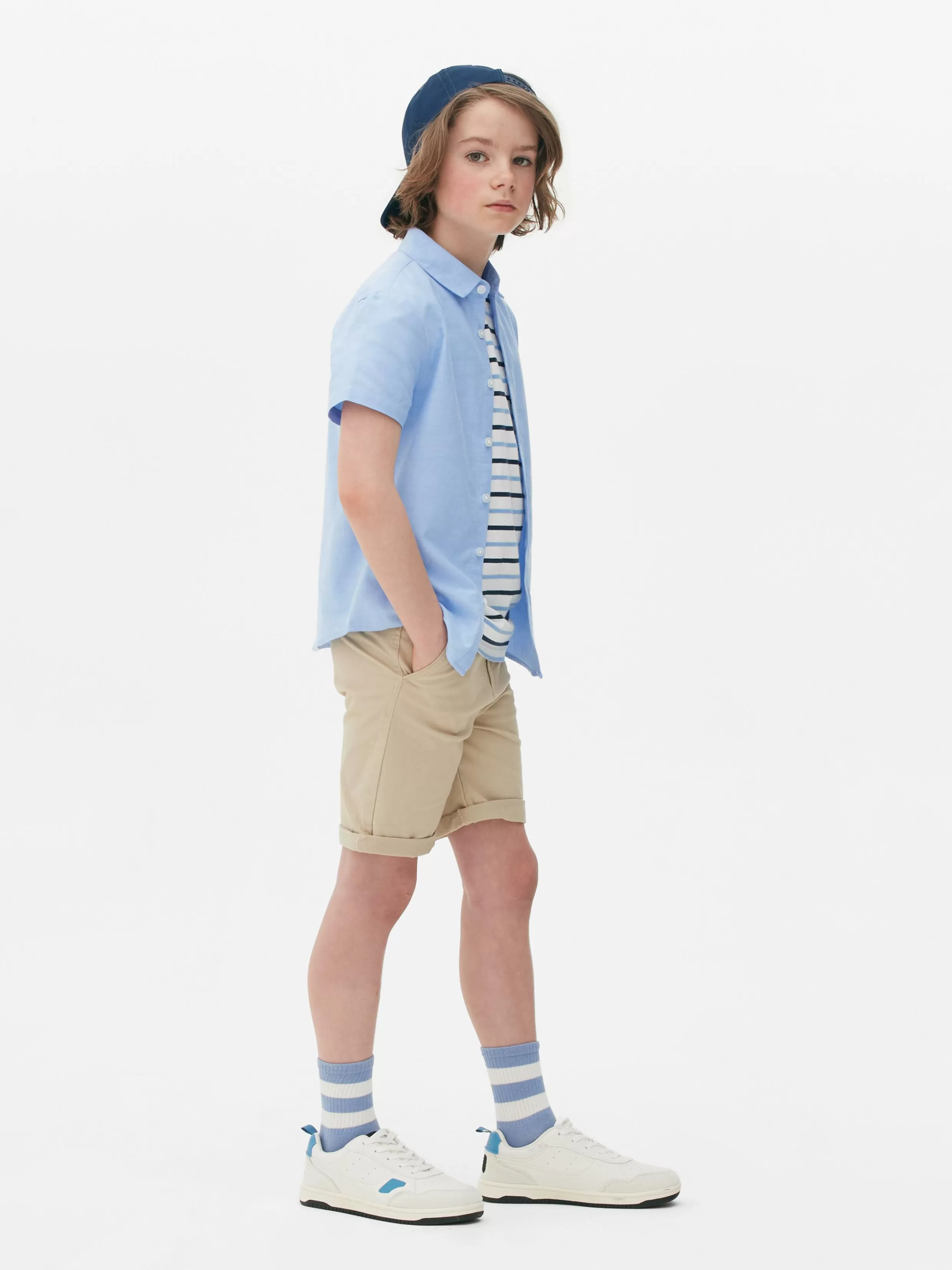 Outlet Short Sleeve Oxford Shirt Kids/BOY Shirts