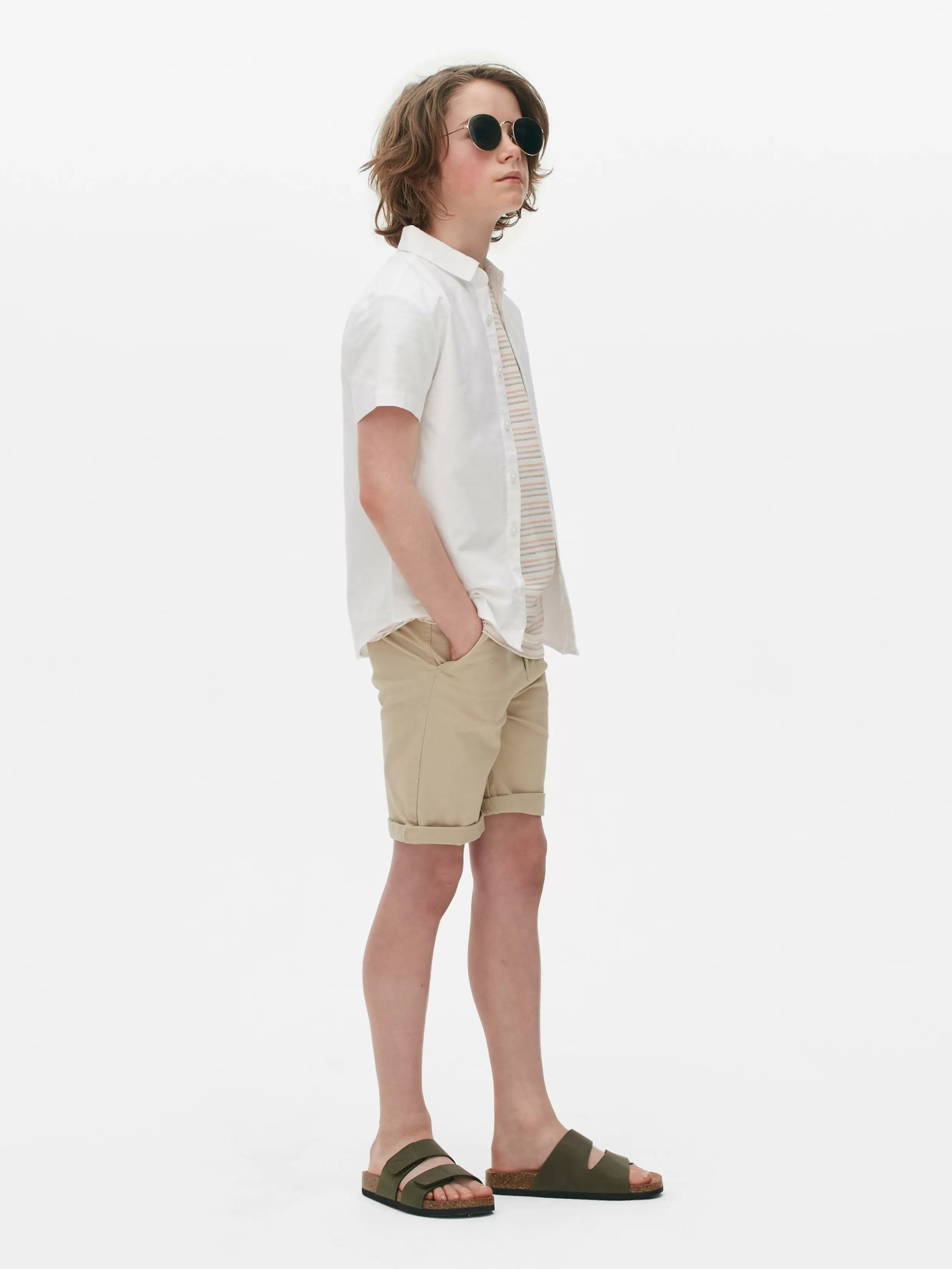 Store Short Sleeve Oxford Shirt Kids/BOY Shirts