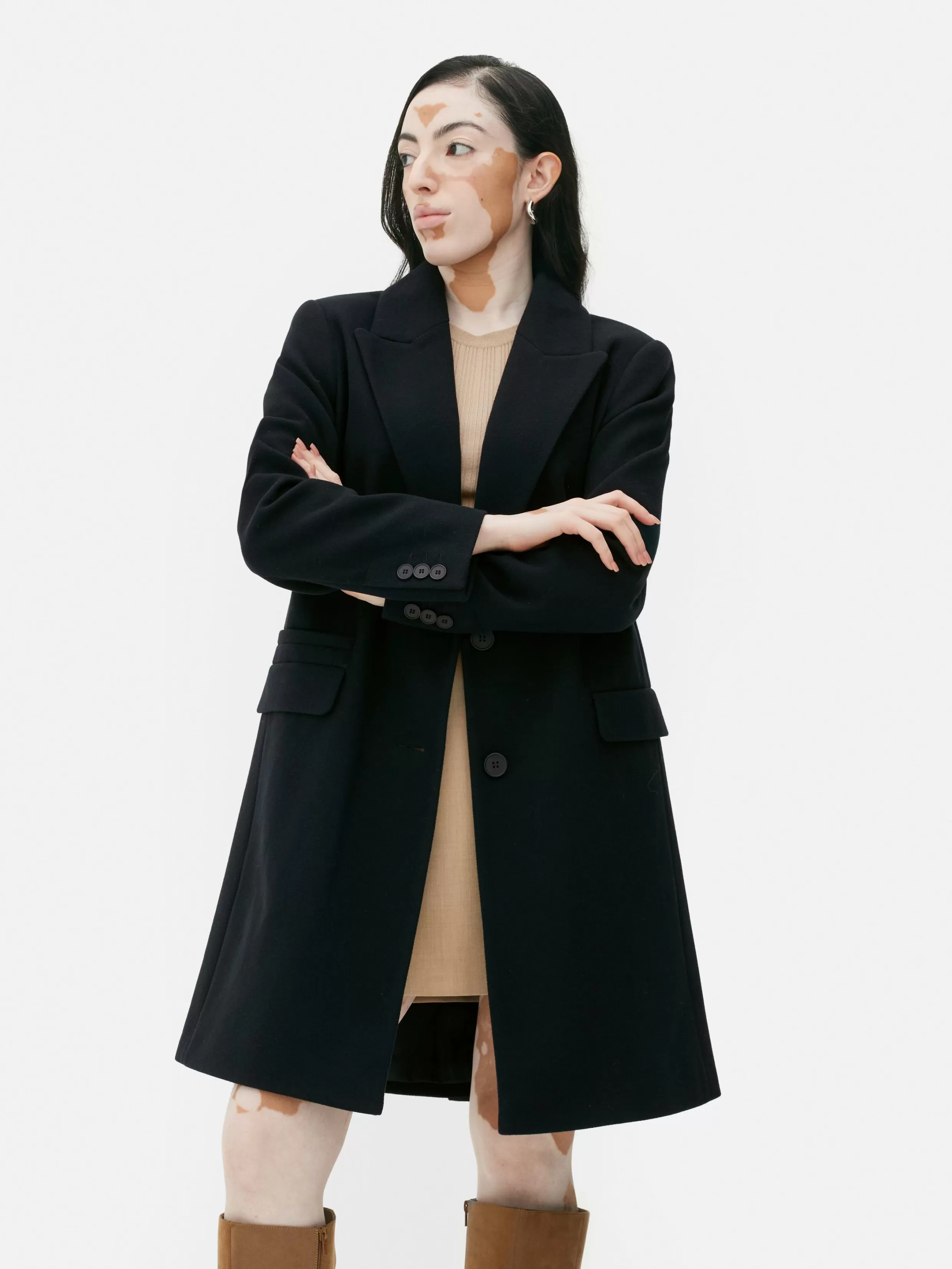 Sale Single-Breasted Overcoat Women Coats And Jackets