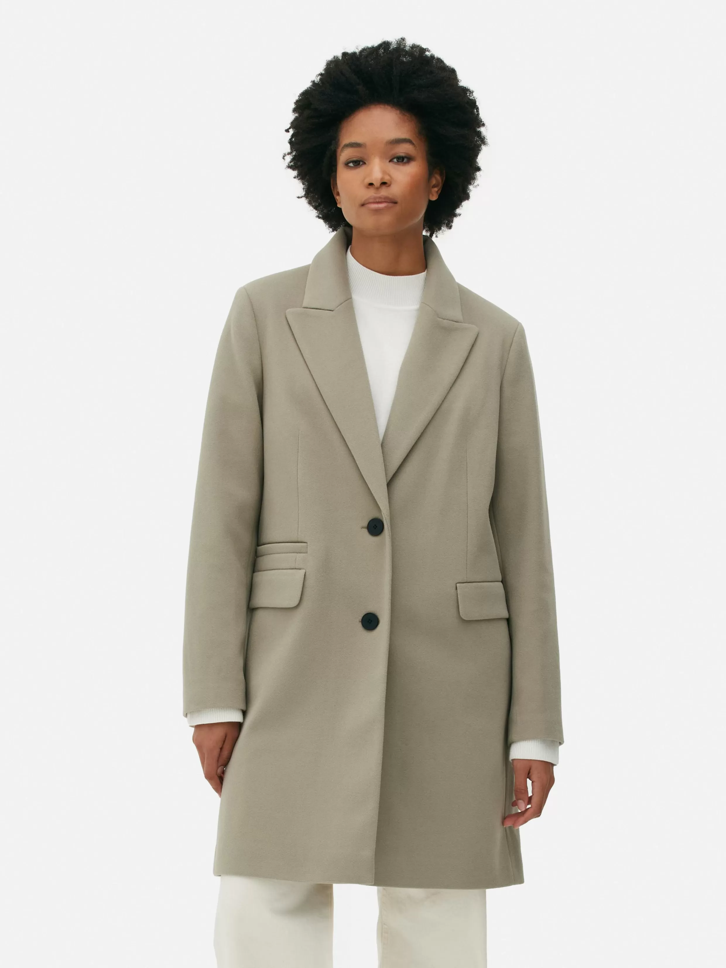 Hot Single-Breasted Overcoat Women Coats And Jackets