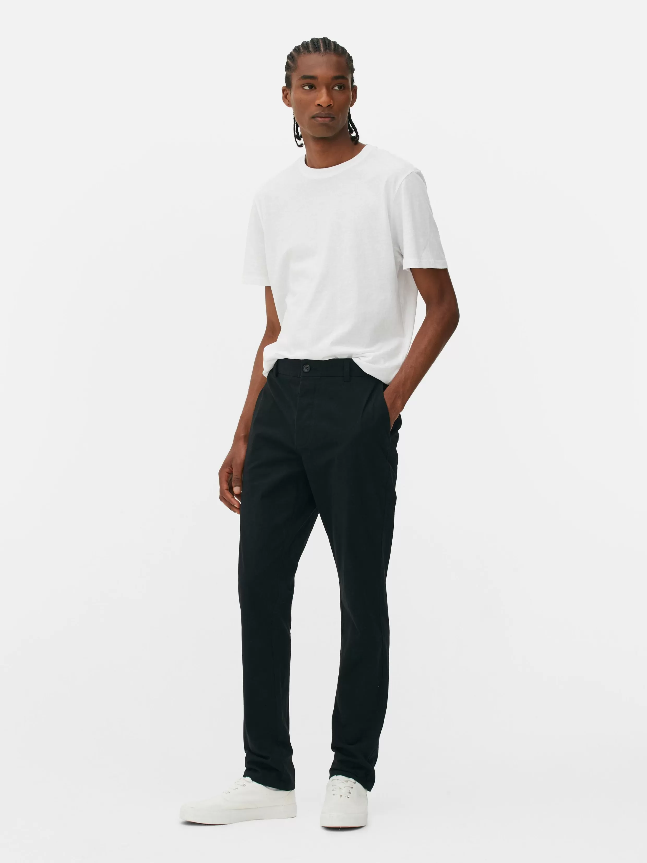 Clearance Slim Stretch Chinos Pants