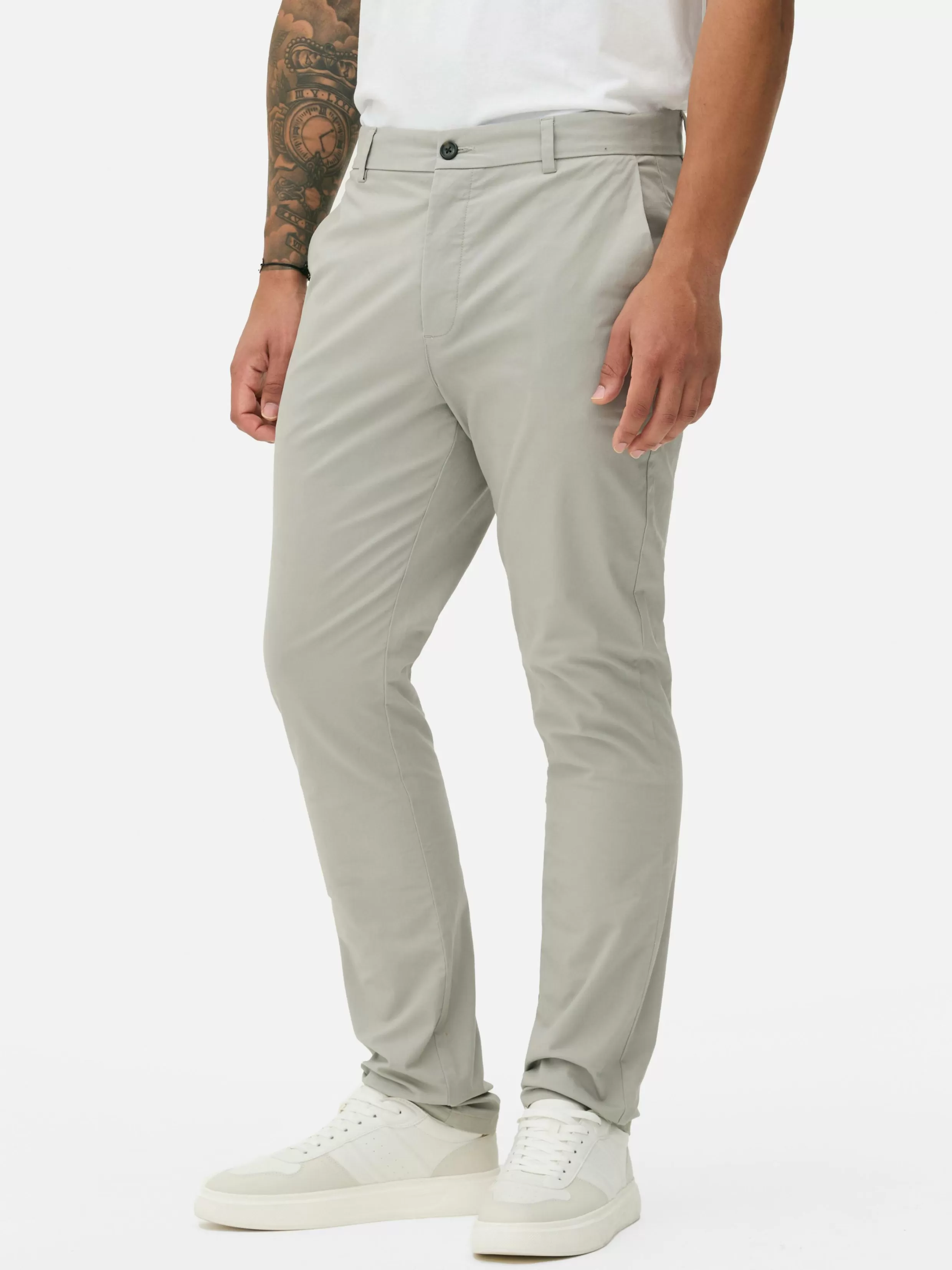 Discount Slim Stretch Chinos Pants