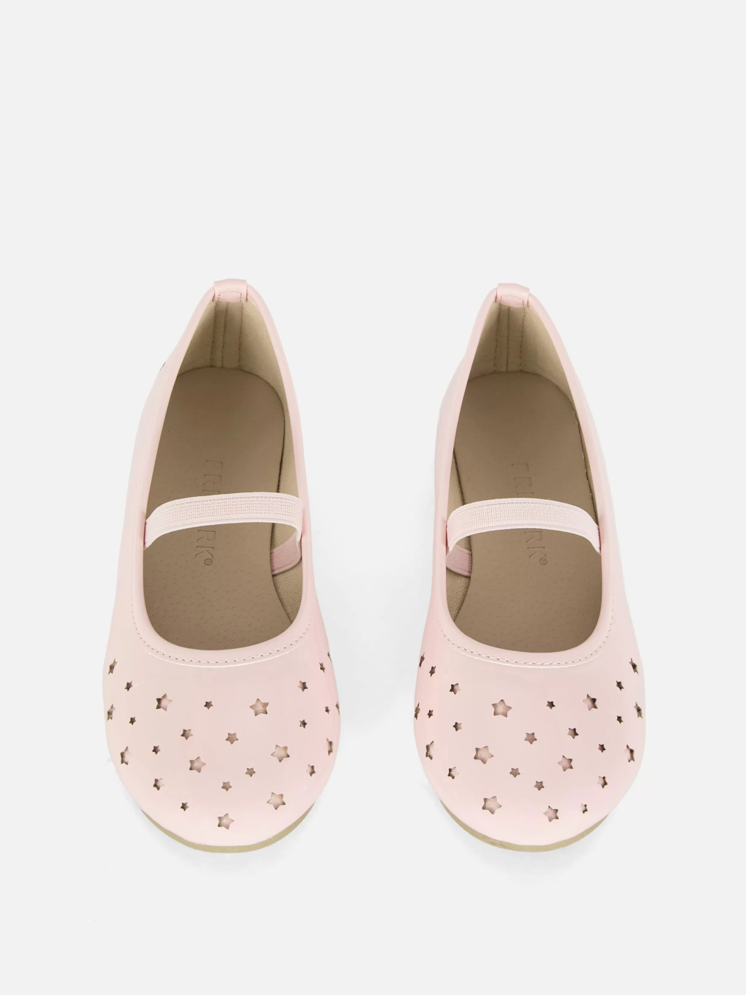 Cheap Star Laser Cut Ballet Pumps Kids Flats