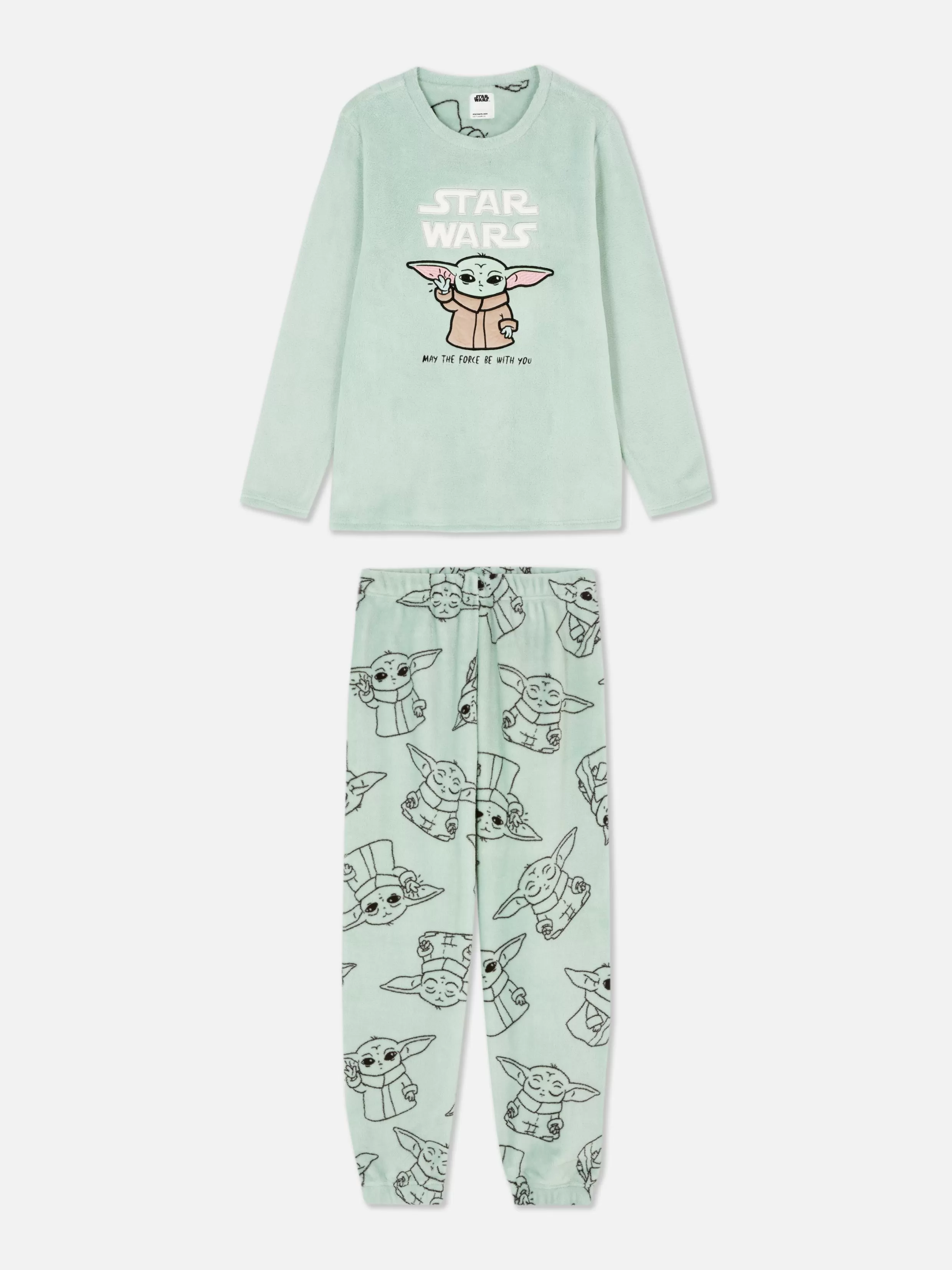 Outlet Star Wars Baby Yoda Fleece Pajama Set Women Pajama Sets