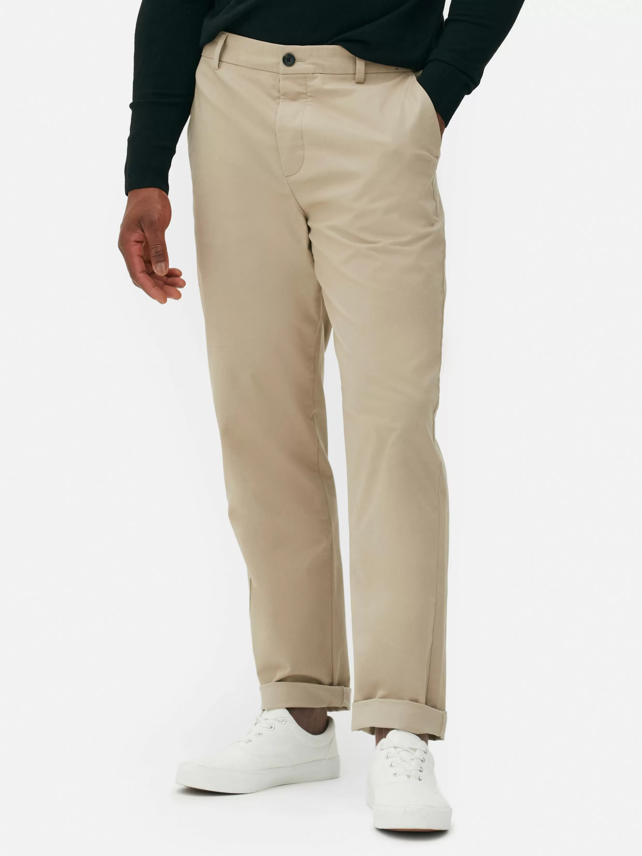 Shop Straight Leg Stretch Chinos Pants