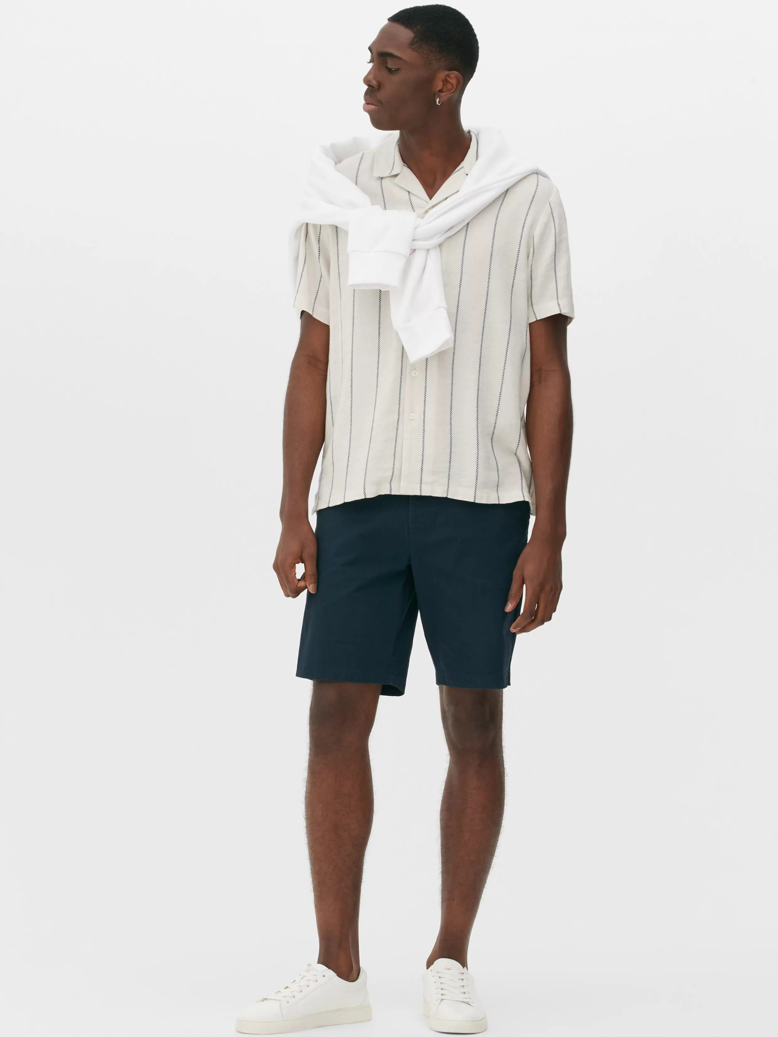 Shop Stretch Cotton Chino Shorts Shorts