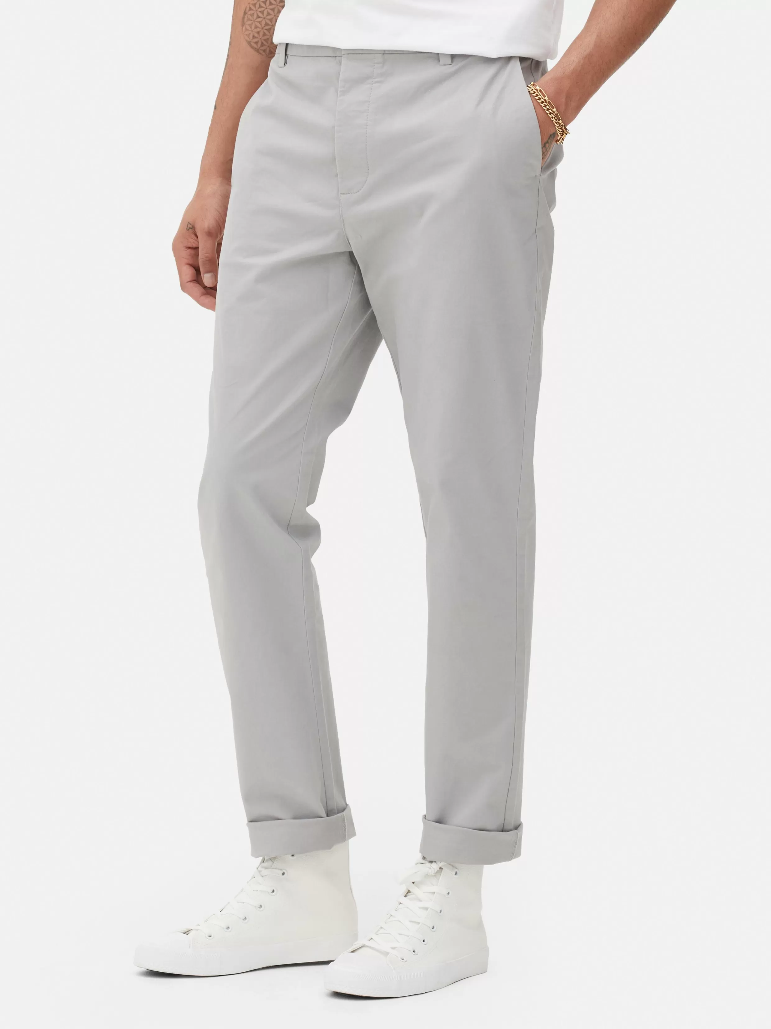 Clearance Stretch Slim Chinos Pants