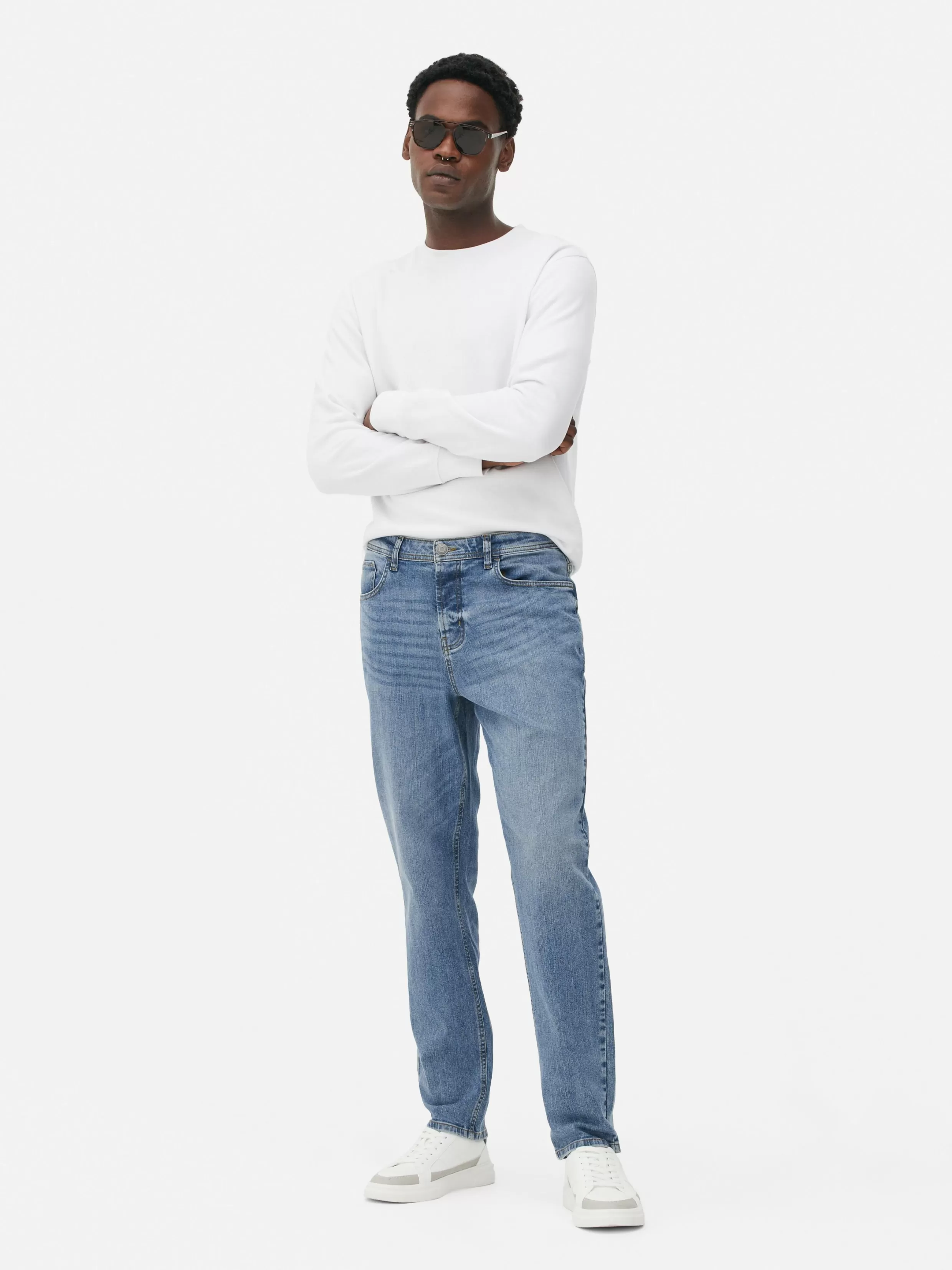 Cheap Stretch Straight Jeans Jeans