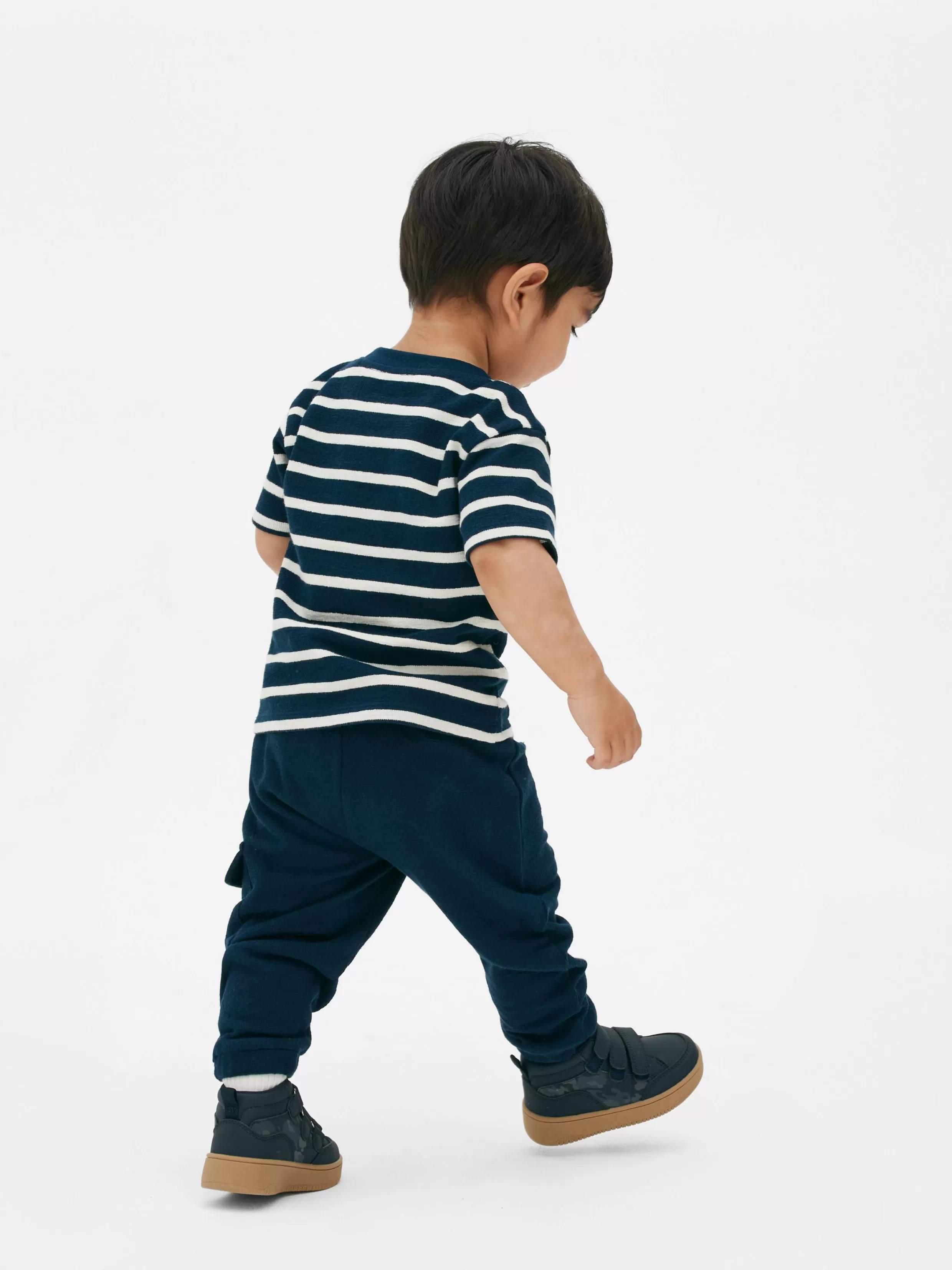 Online Stripe T-Shirt And Cuffed Joggers Set BOY Sets And Outfits