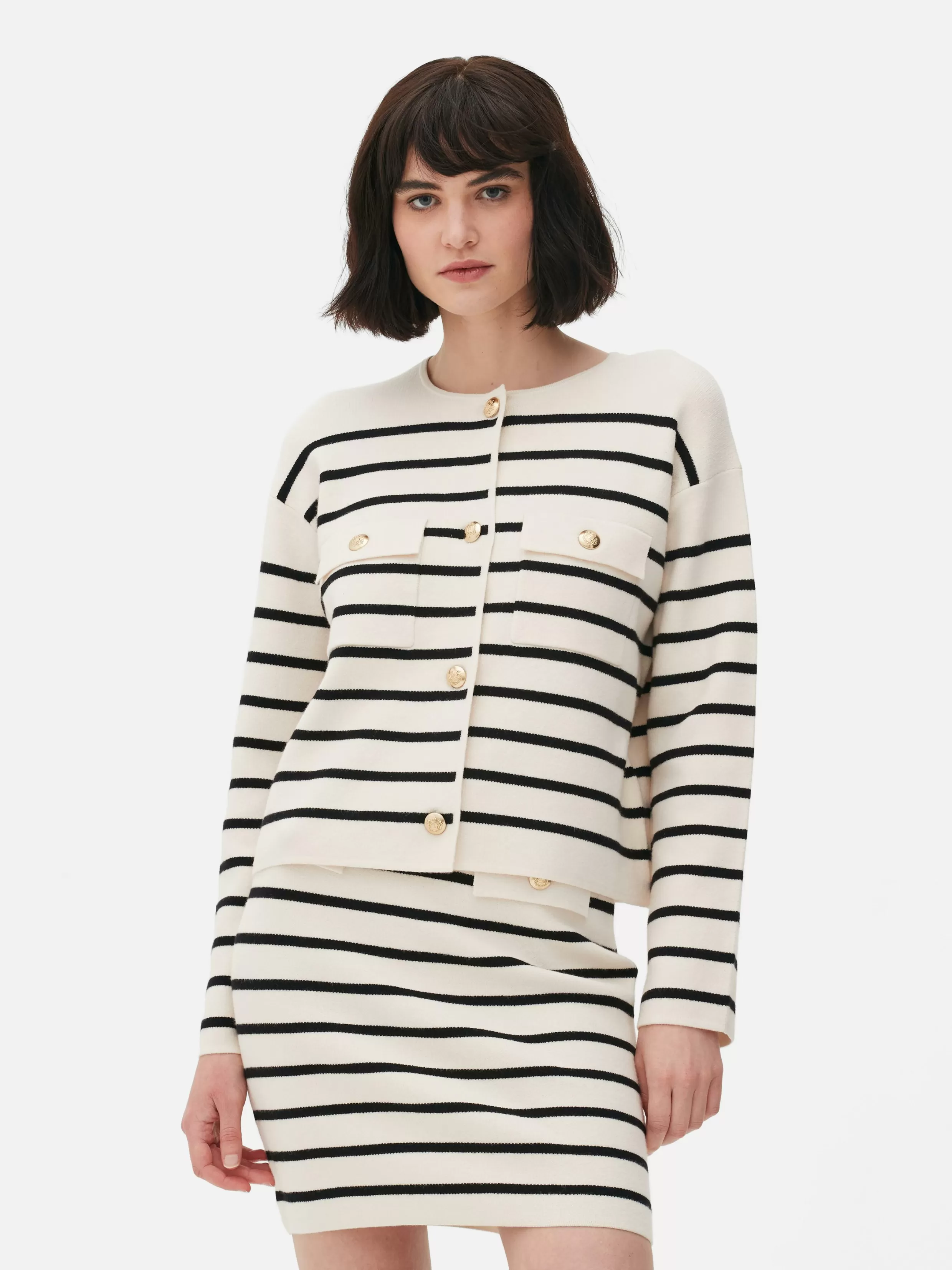 New Striped Cardigan Women Sweaters And Cardigans