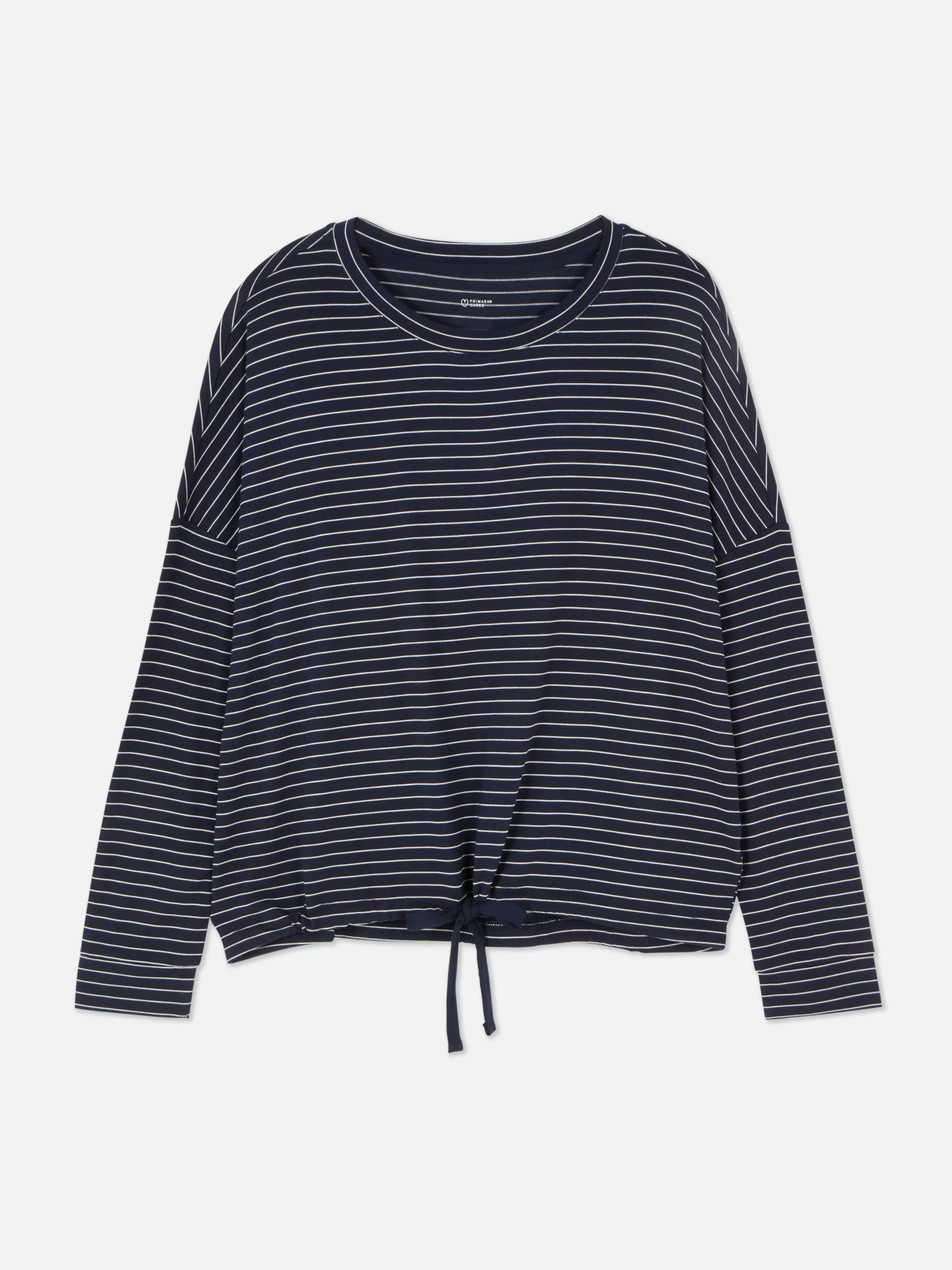 Shop Striped Long Sleeve Pajama Top Women Pajama Tops