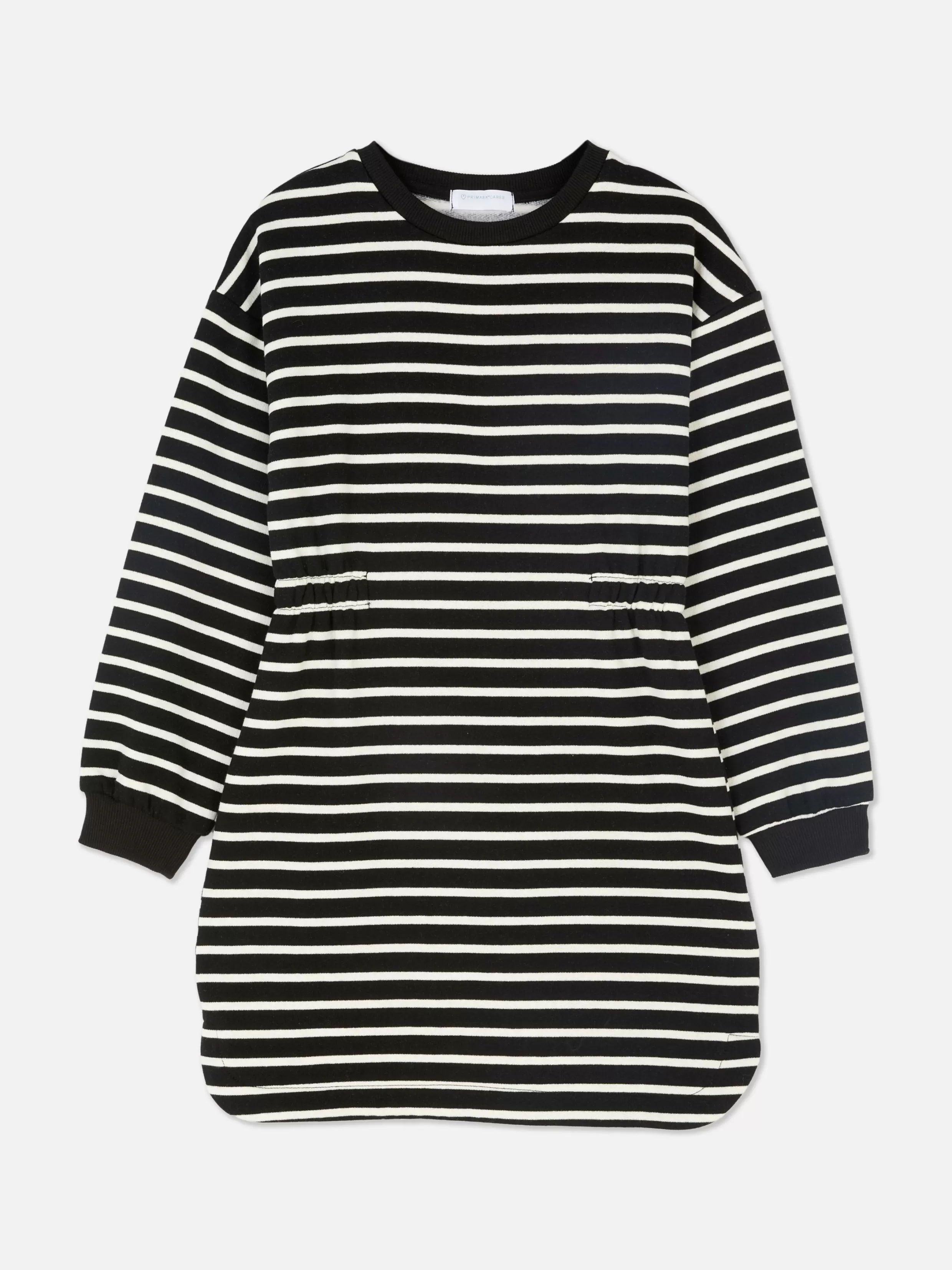 Fashion Striped Sweatshirt Dress Kids Dresses