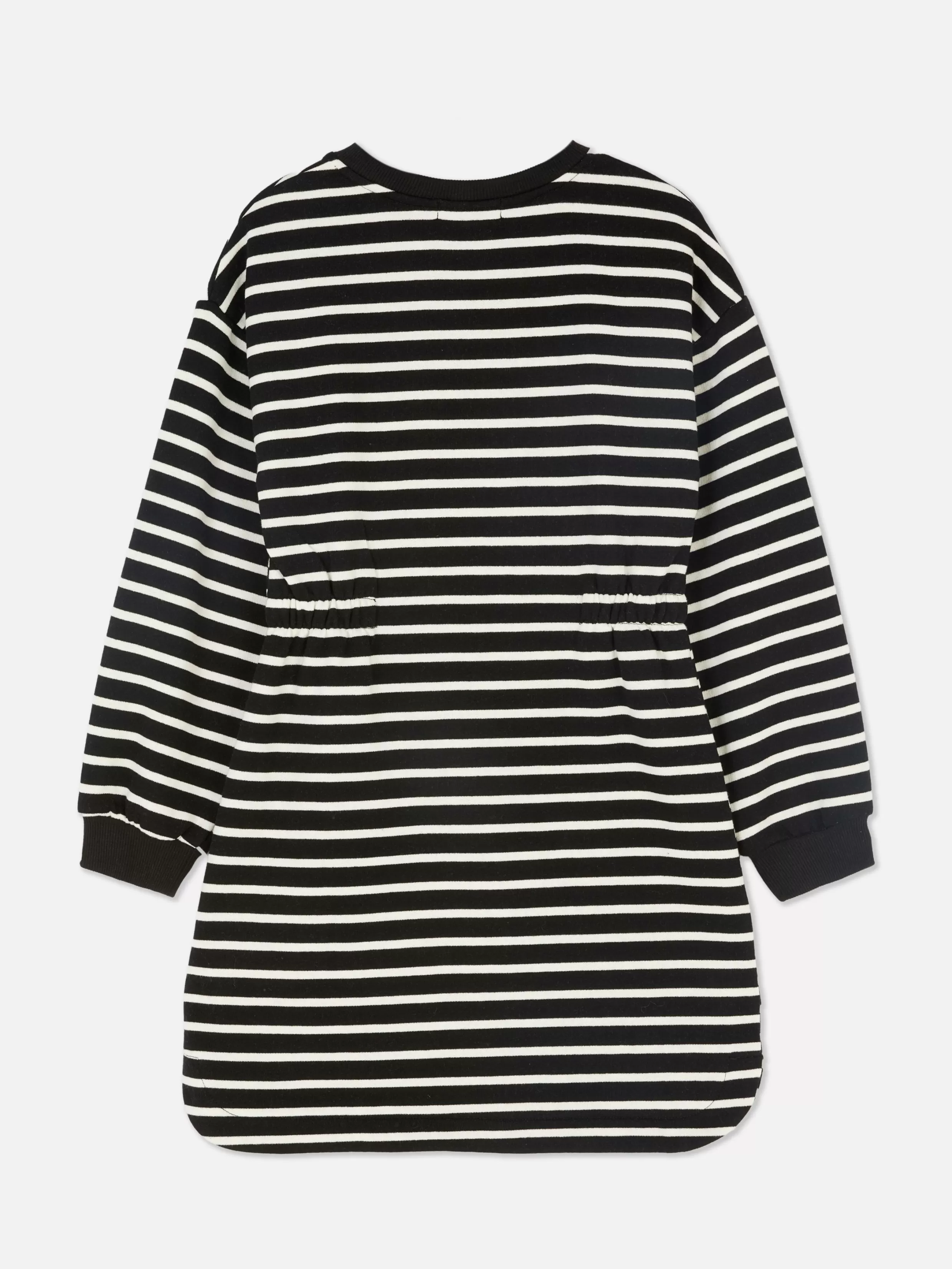 Fashion Striped Sweatshirt Dress Kids Dresses