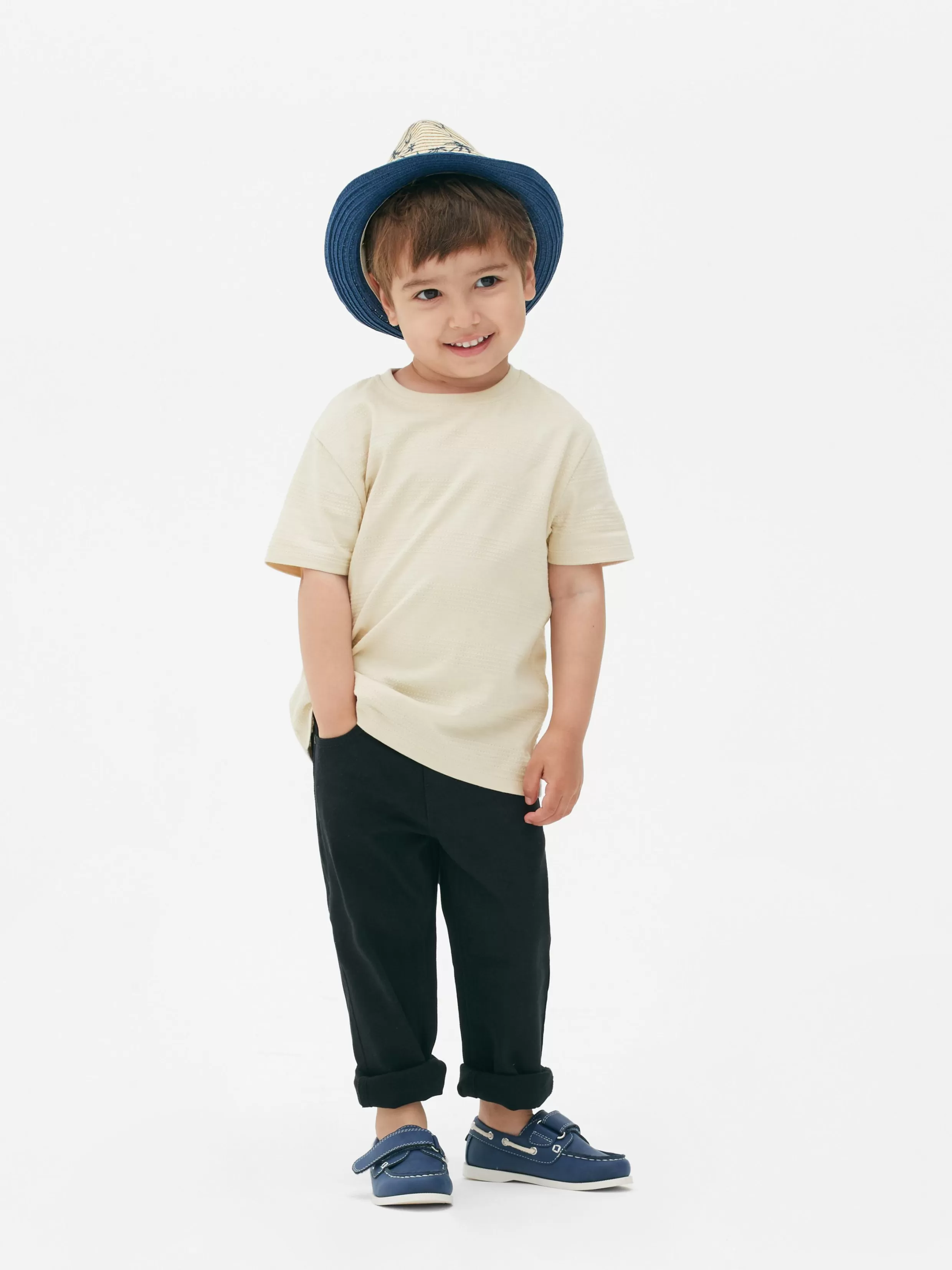 Flash Sale Striped Textured T-Shirt Kids/BOY Tops And T-Shirts