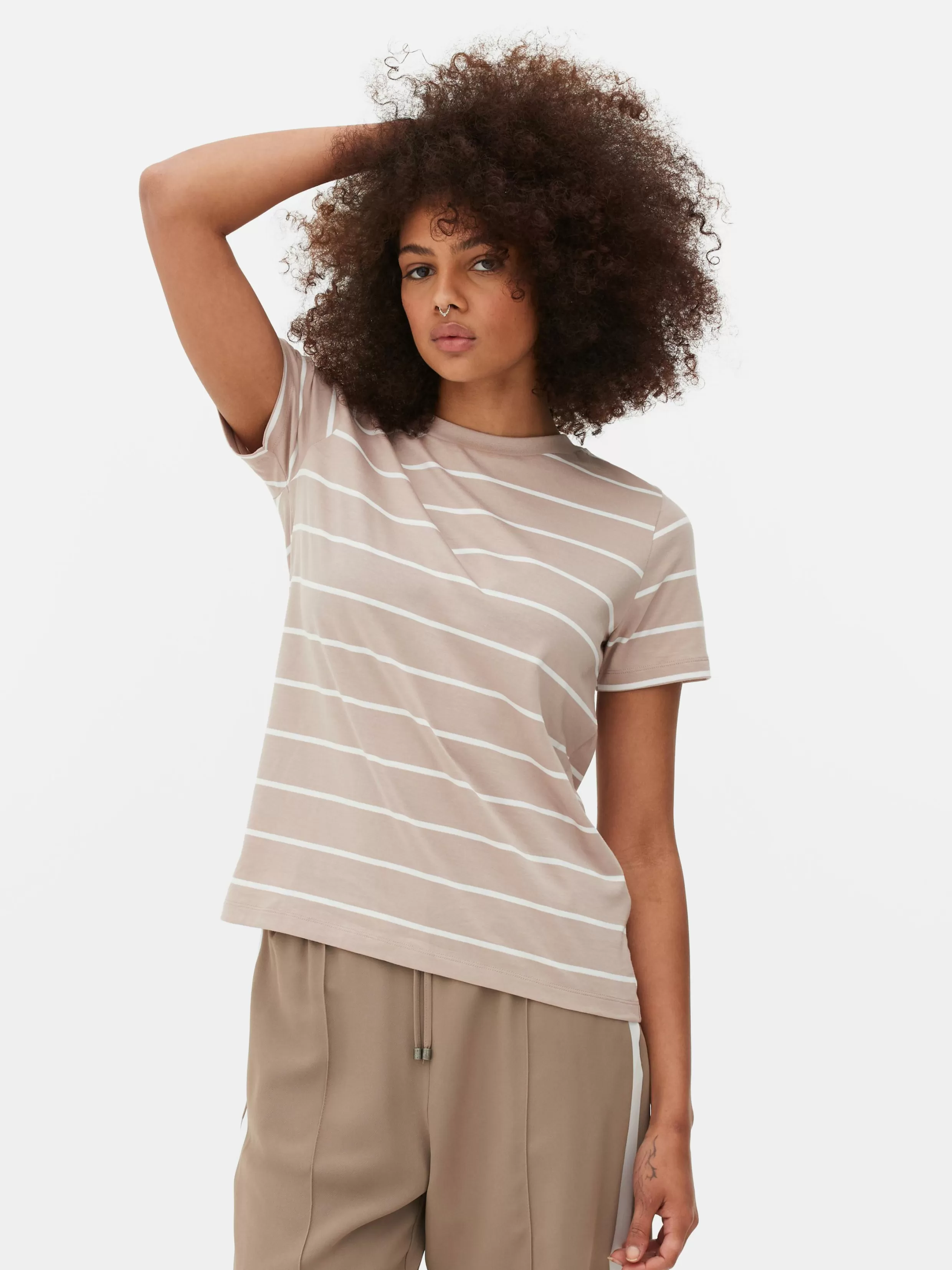 Hot Striped T-Shirt Women Tops And T-Shirts