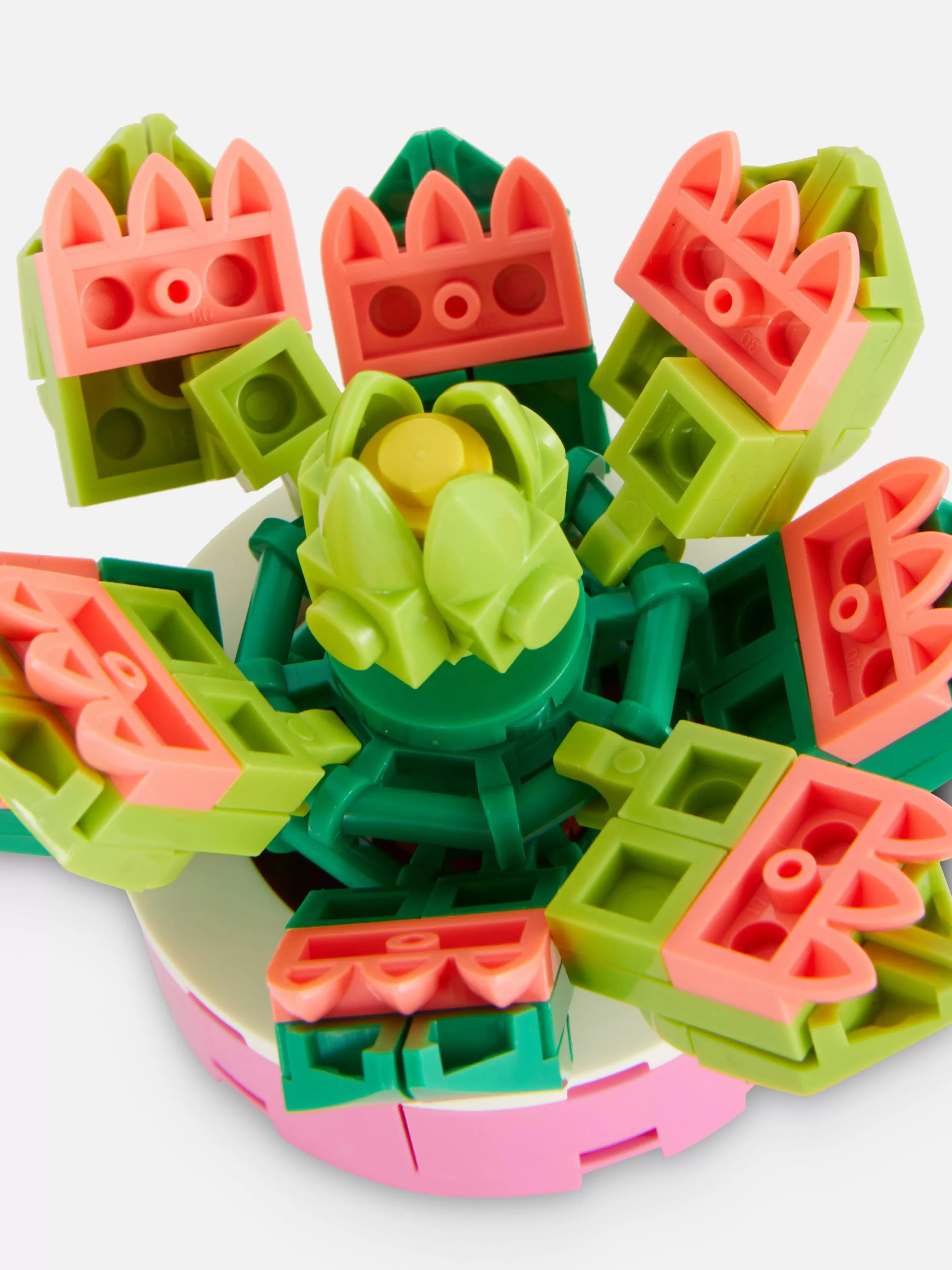 Online Succulent Plant Building Block Set Kids Games