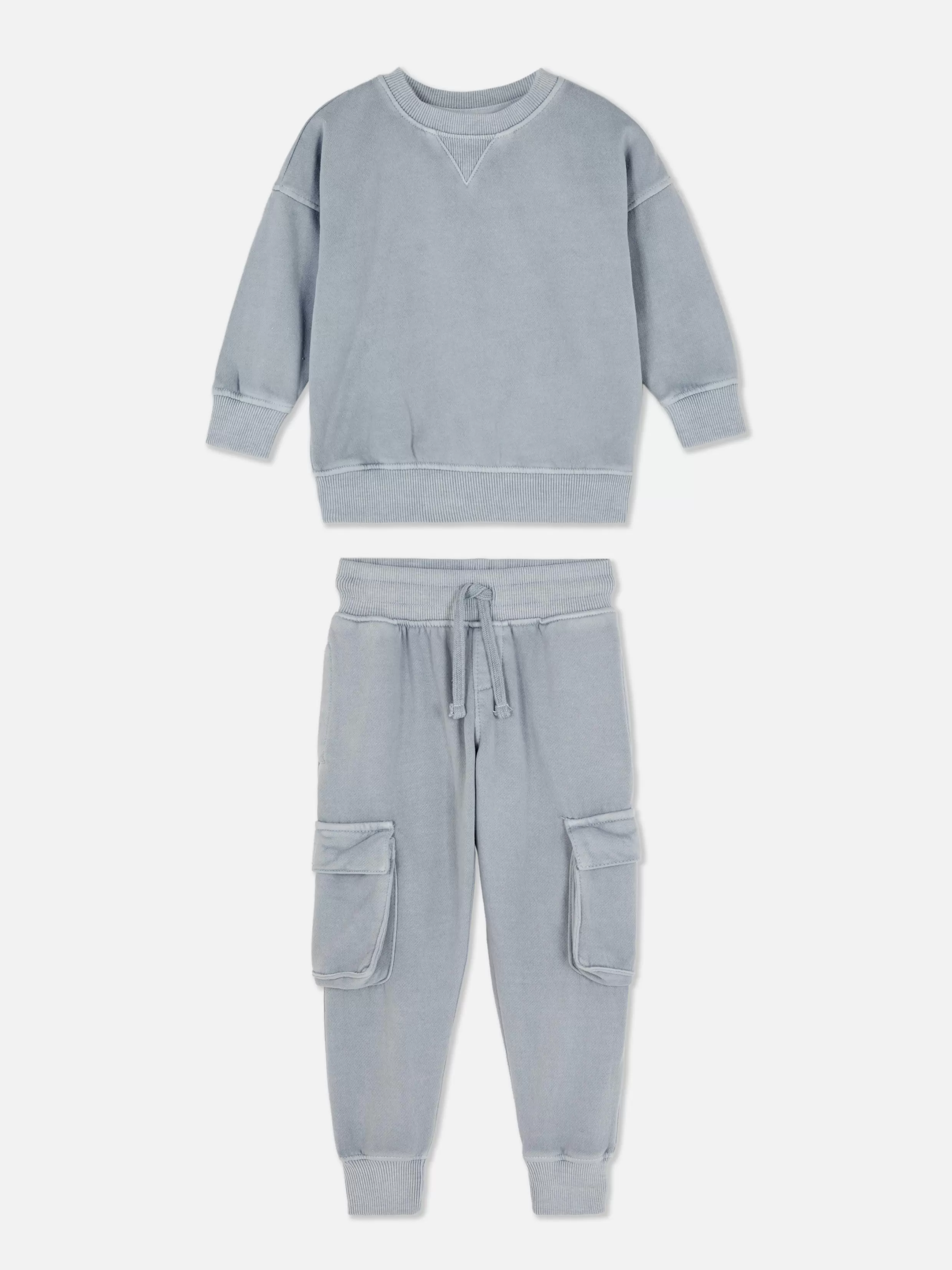 Shop Sweatshirt And Cargo Joggers Set Kids/BOY Sets And Outfits