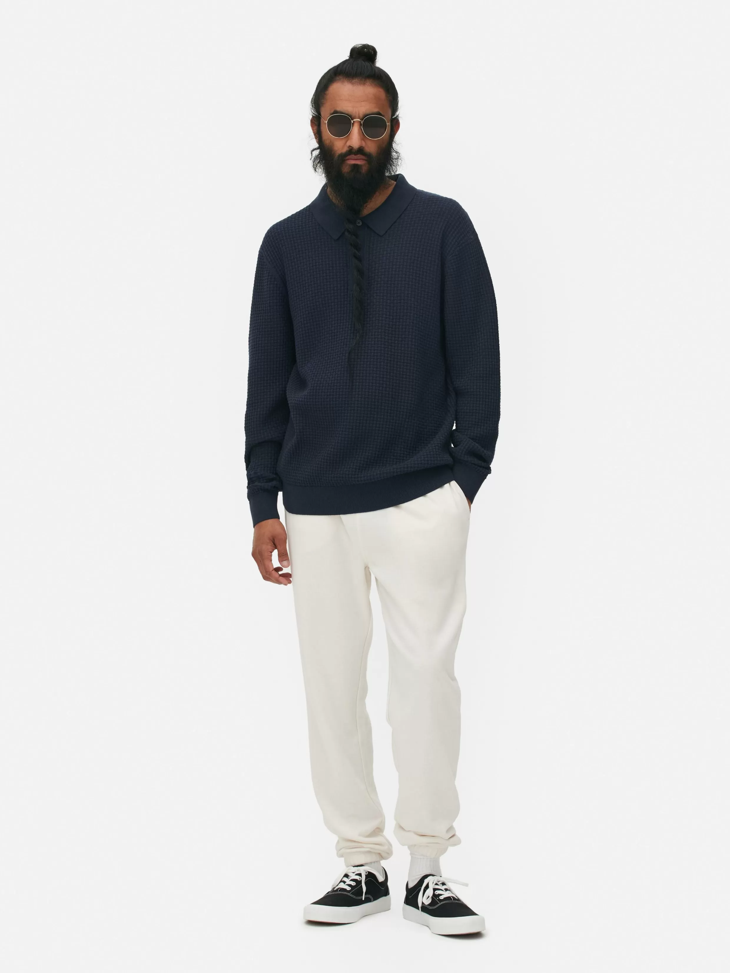 New Textured Polo Sweater Sweaters And Cardigans