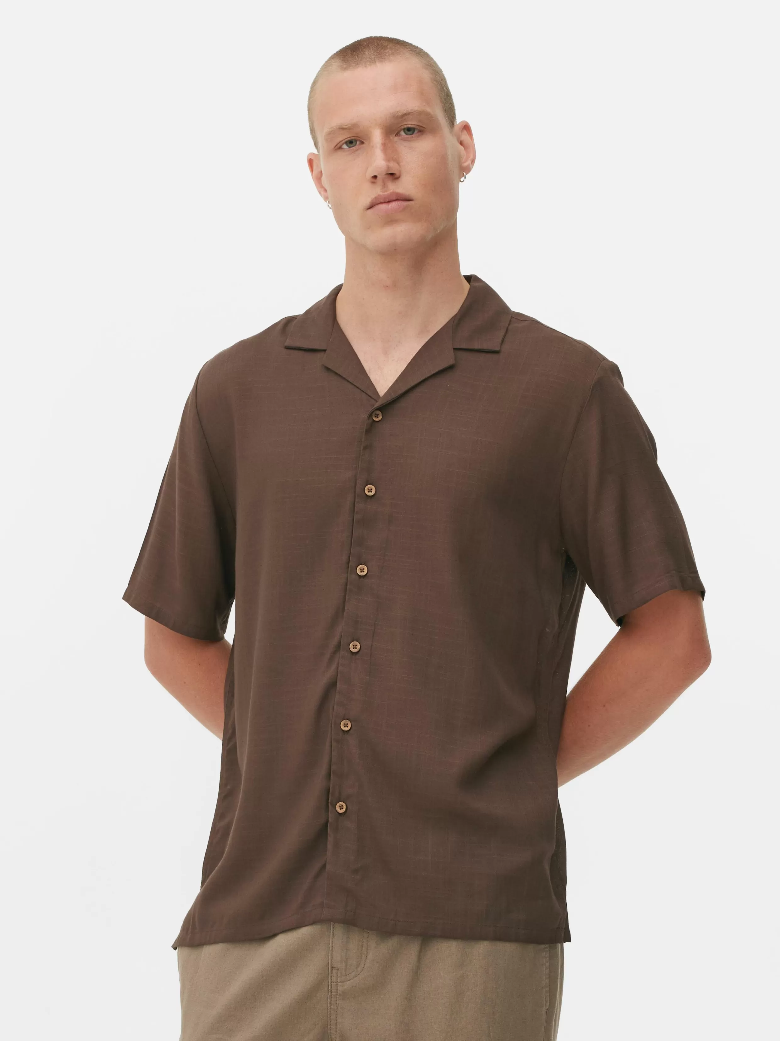 Best Sale Textured Short Sleeve Shirt Shirts