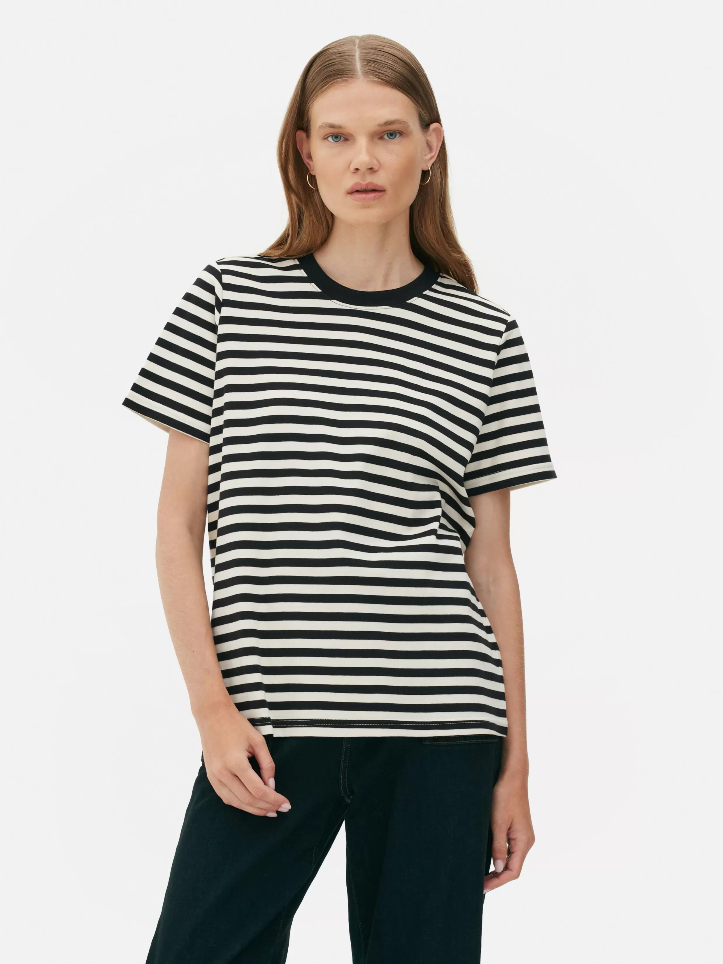 Outlet The Edit Crew Neck T-Shirt Women Tops And T-Shirts