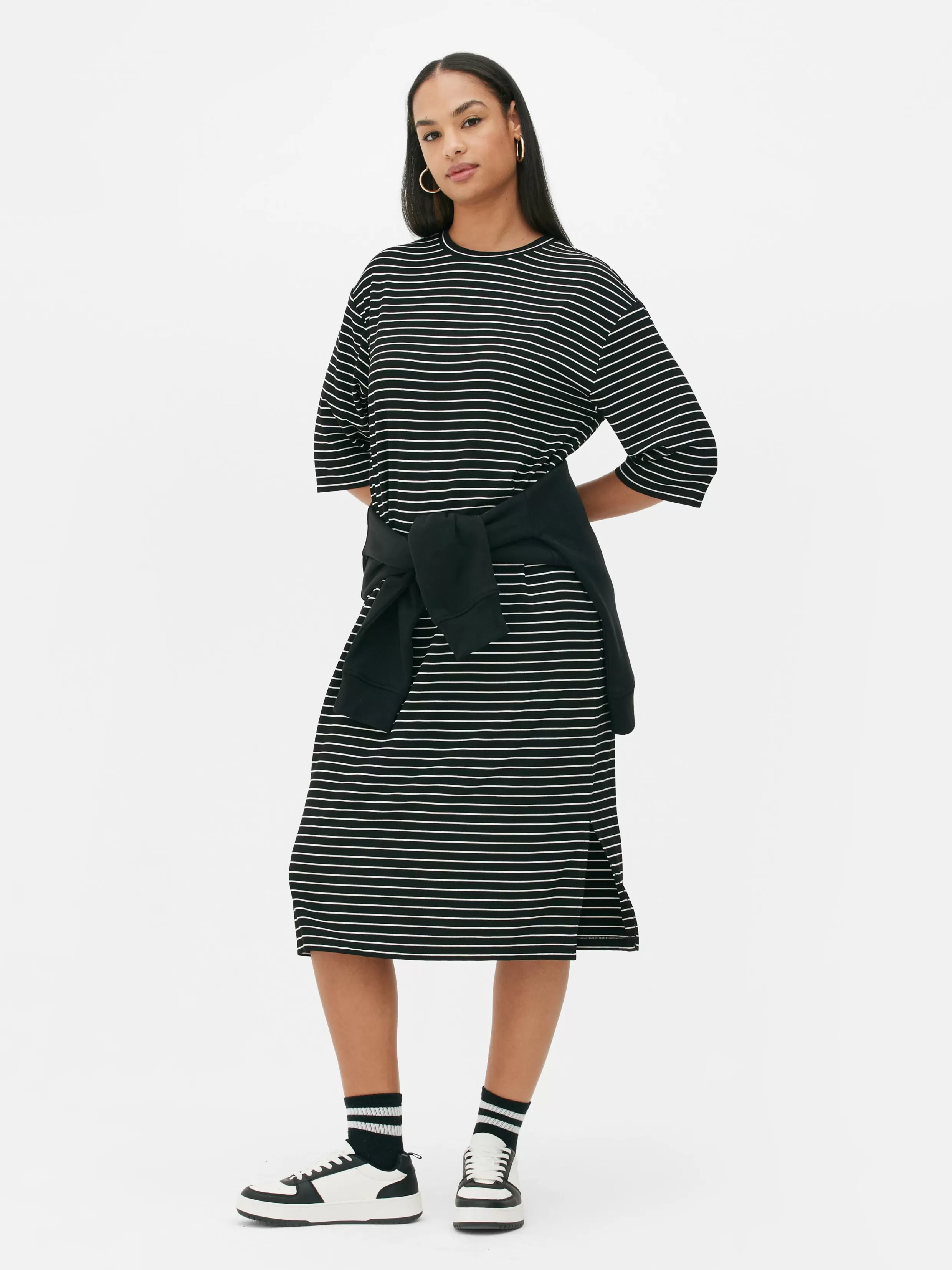 Cheap The Edit T-Shirt Midi Dress Women Dresses