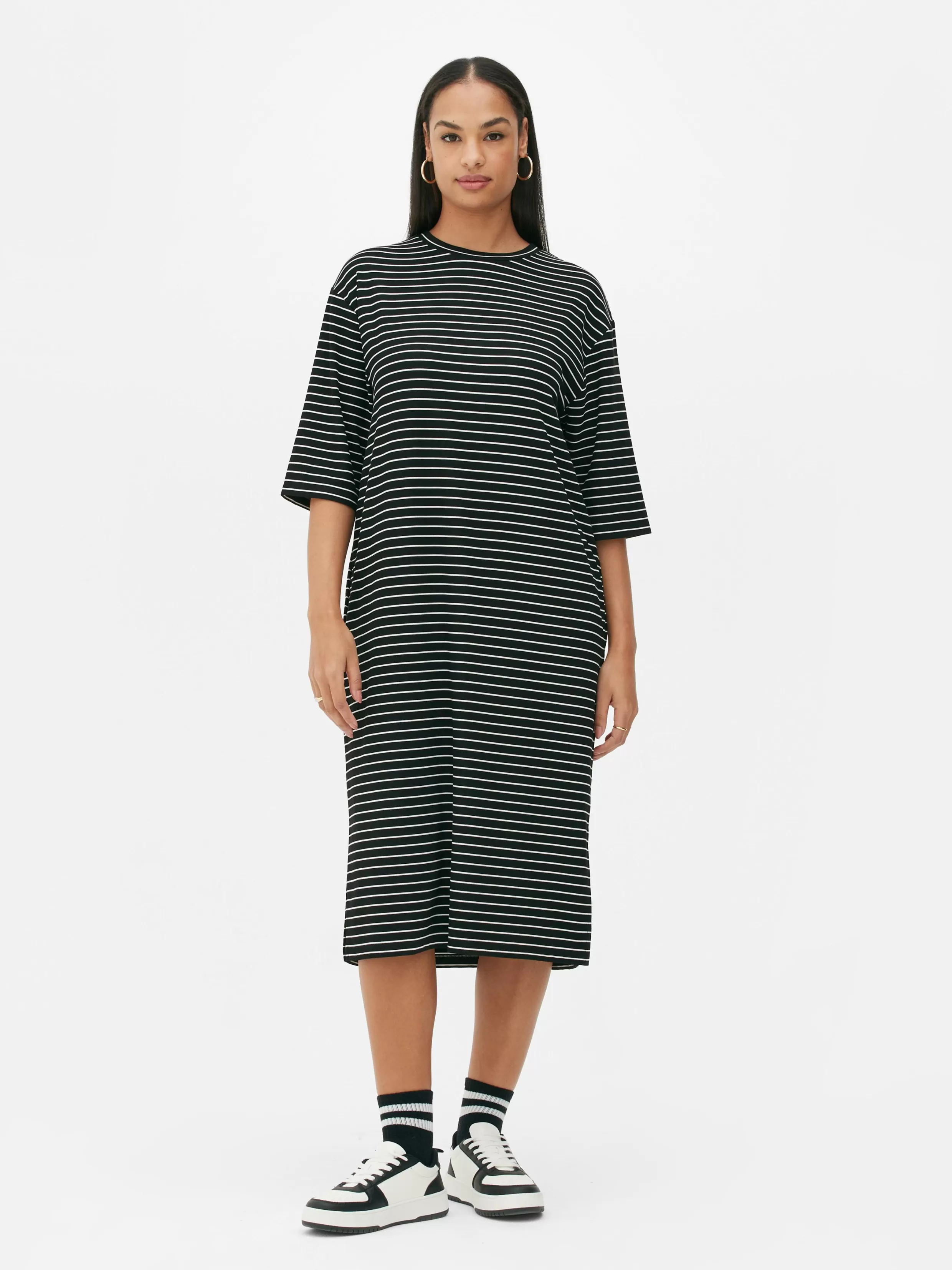 Cheap The Edit T-Shirt Midi Dress Women Dresses