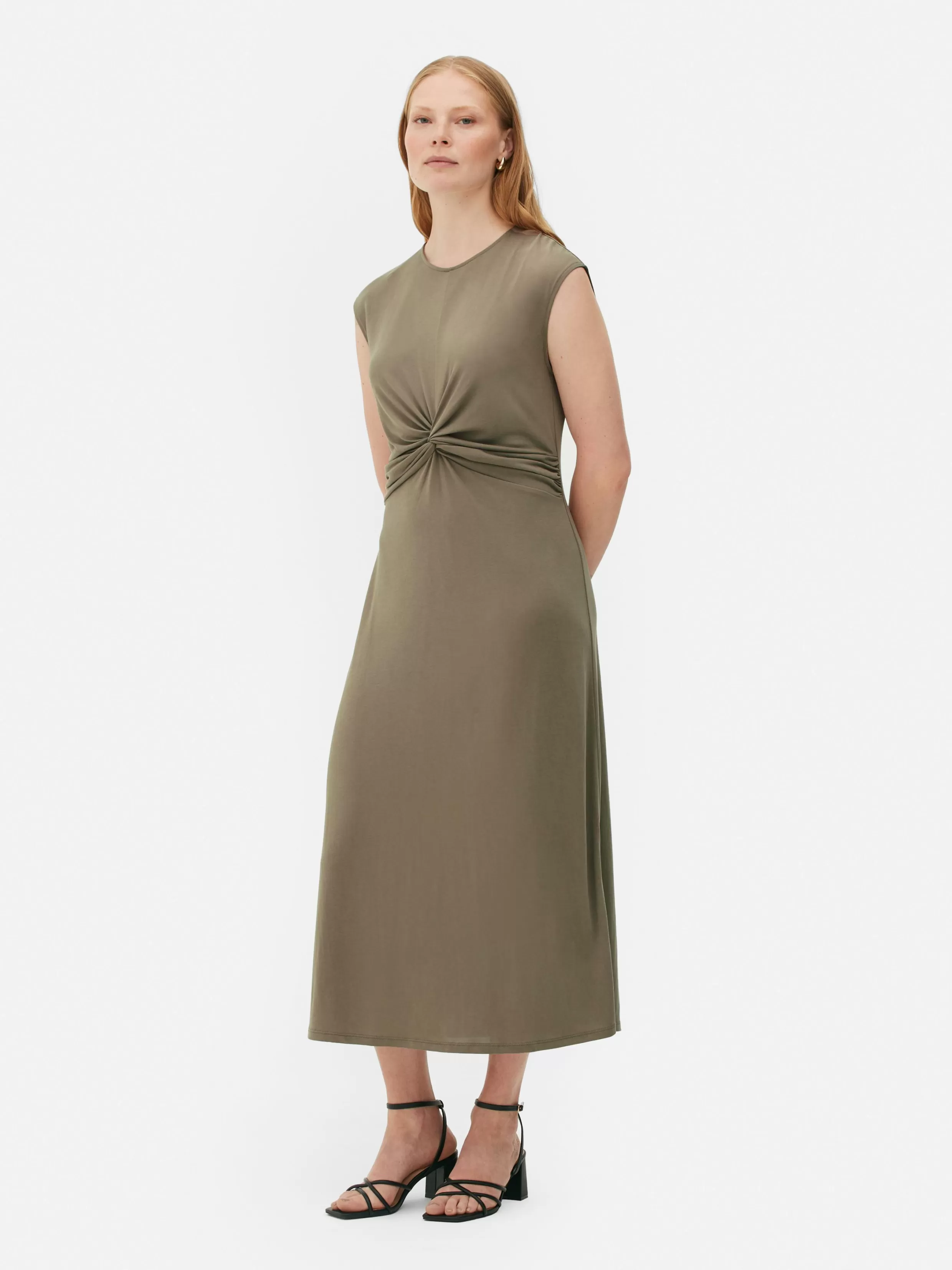 Cheap The Edit Twist Jersey Dress Women Dresses