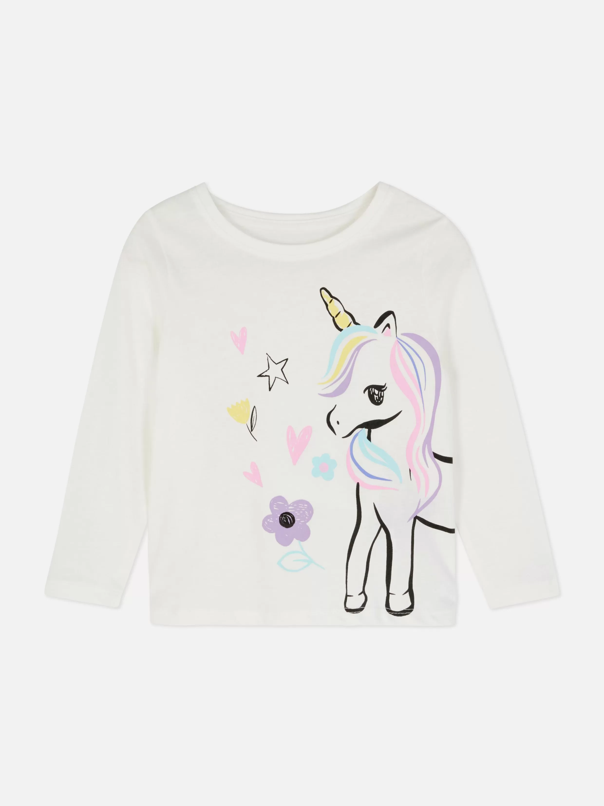 Clearance Unicorn Graphic T-Shirt Kids Tops And T-Shirts