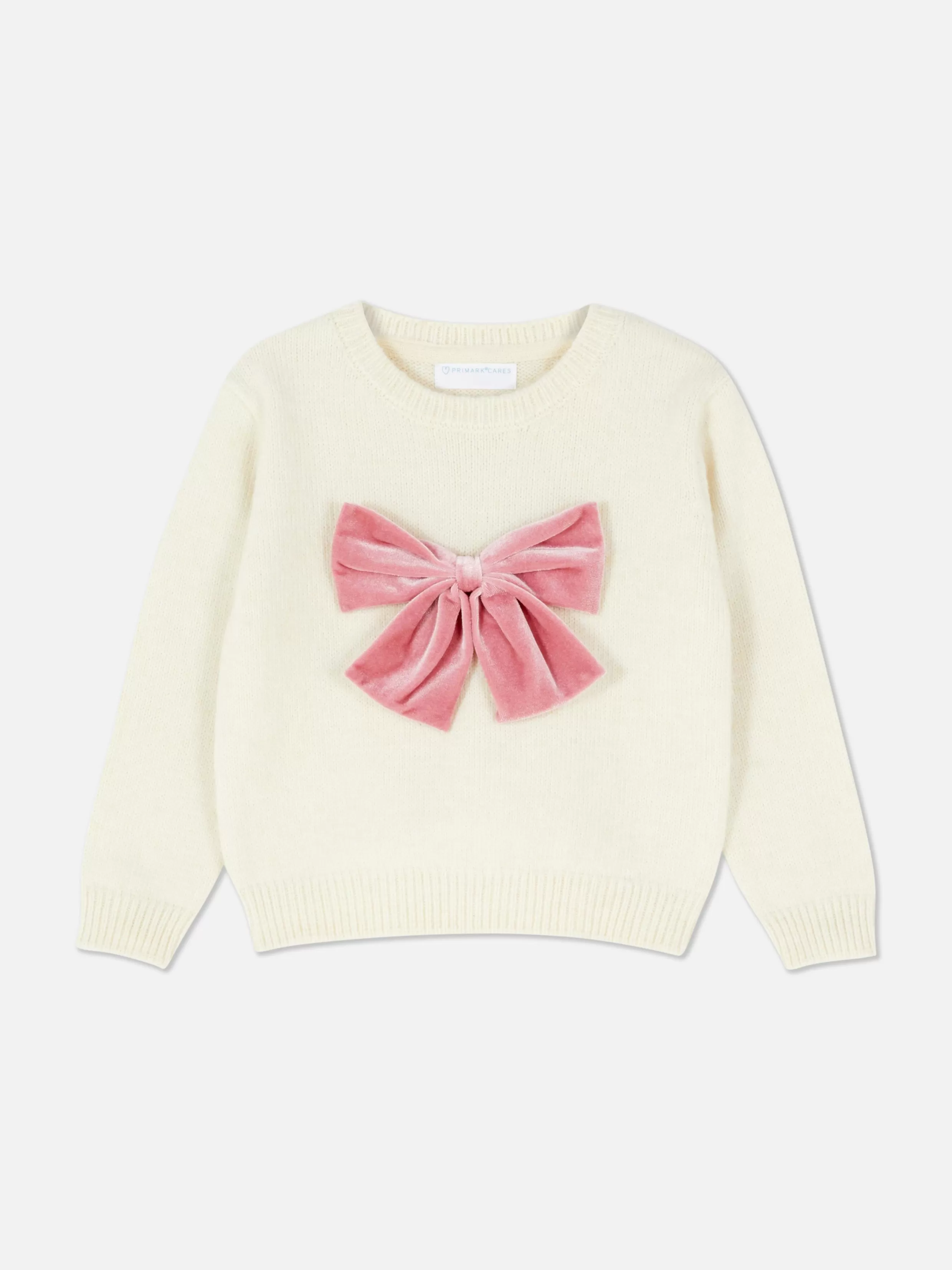 Best Sale Velour Bow Sweater Kids Sweaters And Cardigans